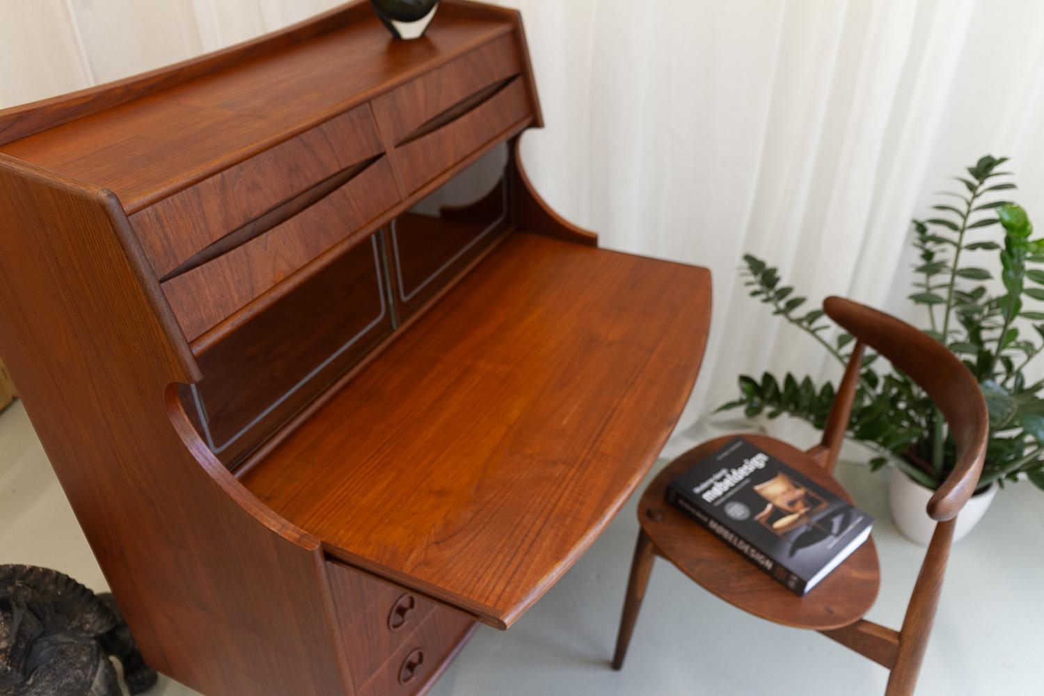 Segreteria in teak The Modern Scandinavian di Gunnar Falsig 1960 in vendita 10