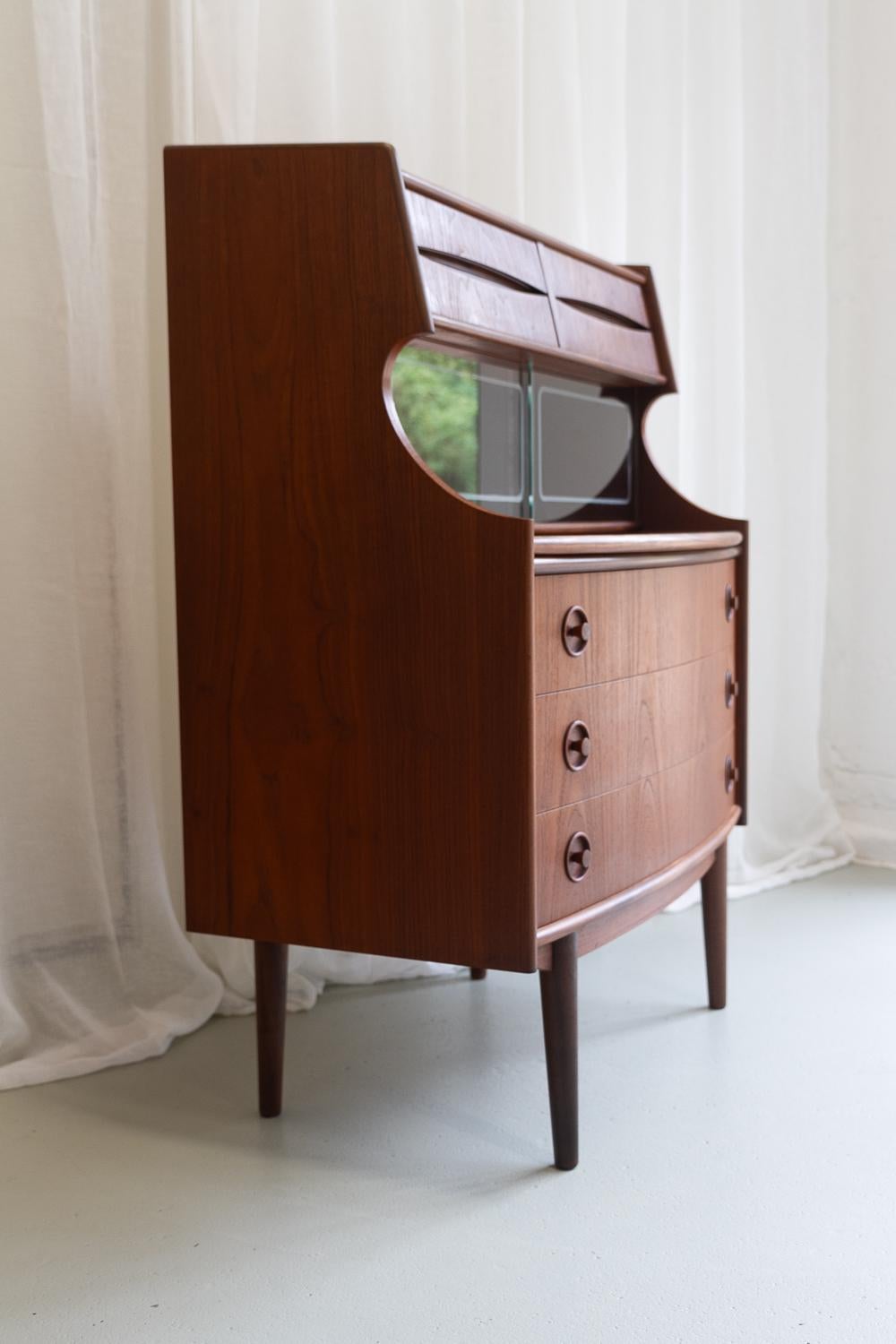 Scandinavo moderno Segreteria in teak The Modern Scandinavian di Gunnar Falsig 1960 in vendita