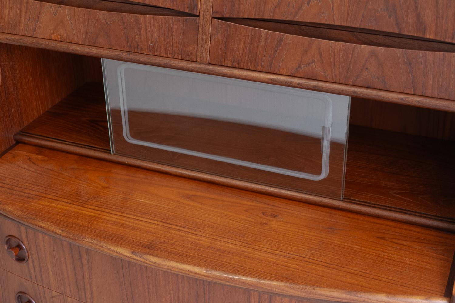 Teak Segreteria in teak The Modern Scandinavian di Gunnar Falsig 1960 in vendita