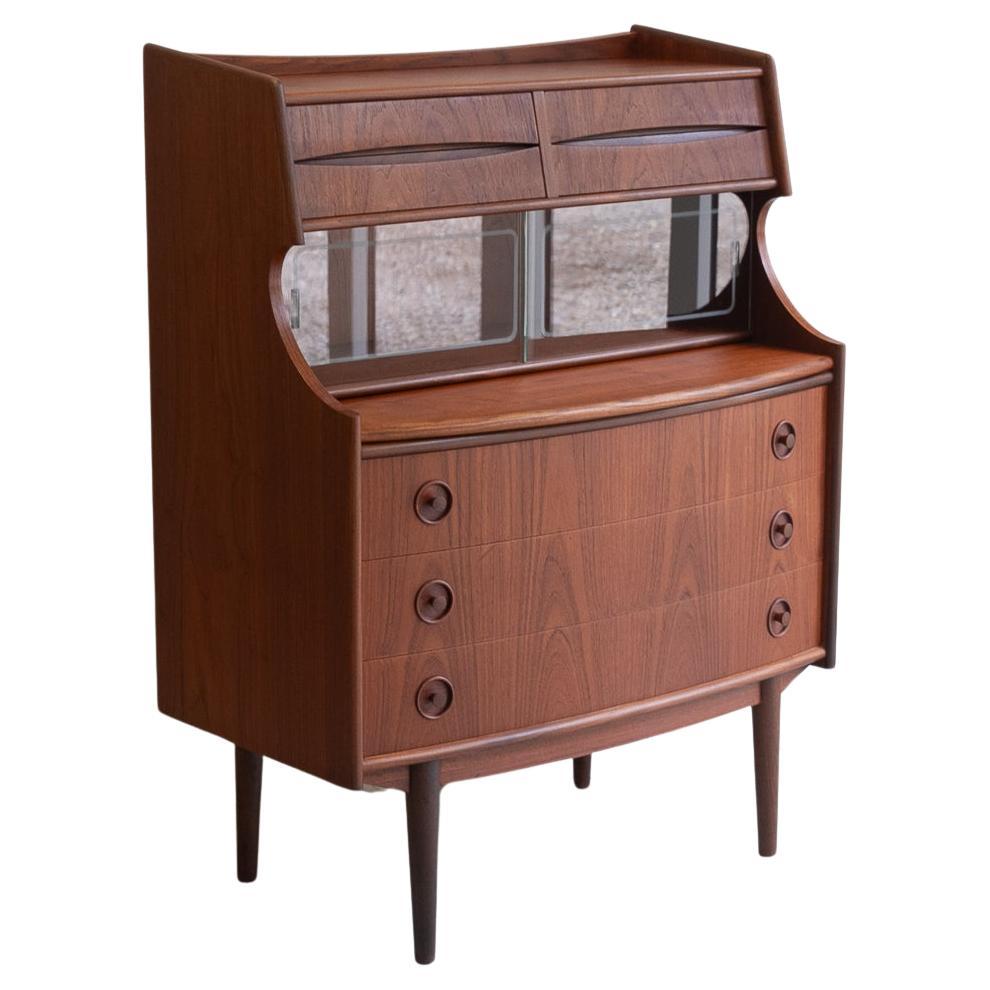 Secrétaire scandinave moderne en teck de Gunnar Falsig, années 1960