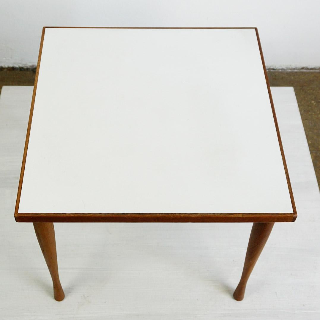 Mid-20th Century Scandinavian Modern Teak Side Table by Hans C. Andersen For Sale