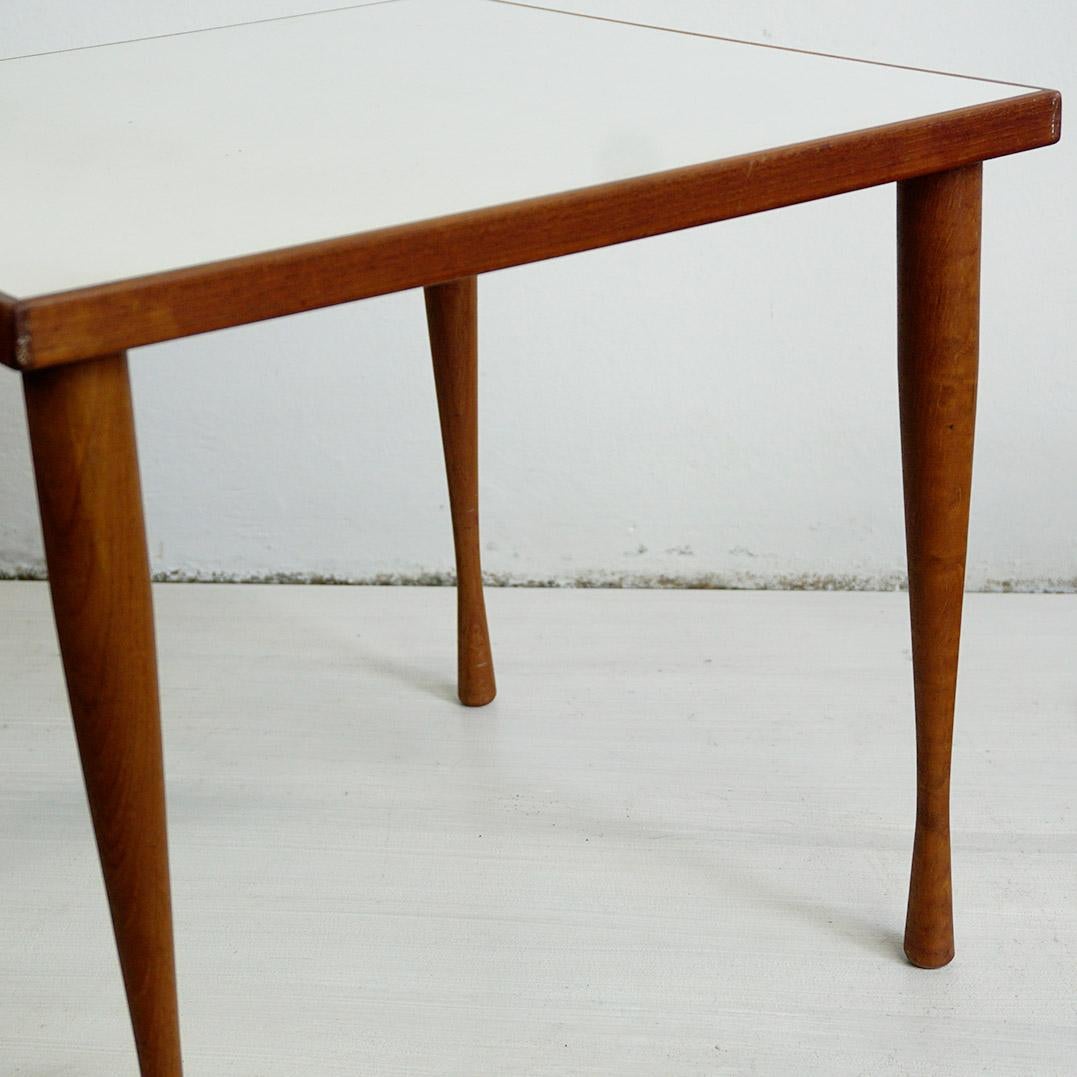 Scandinavian Modern Teak Side Table by Hans C. Andersen For Sale 1