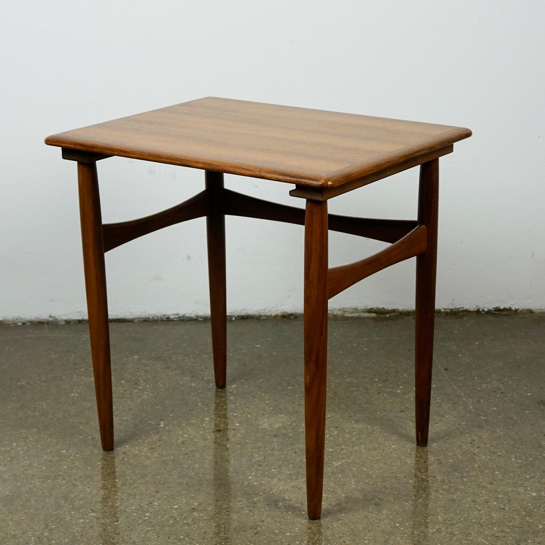 Mid-20th Century Scandinavian Modern Teak Side Table by Poul Hundevad