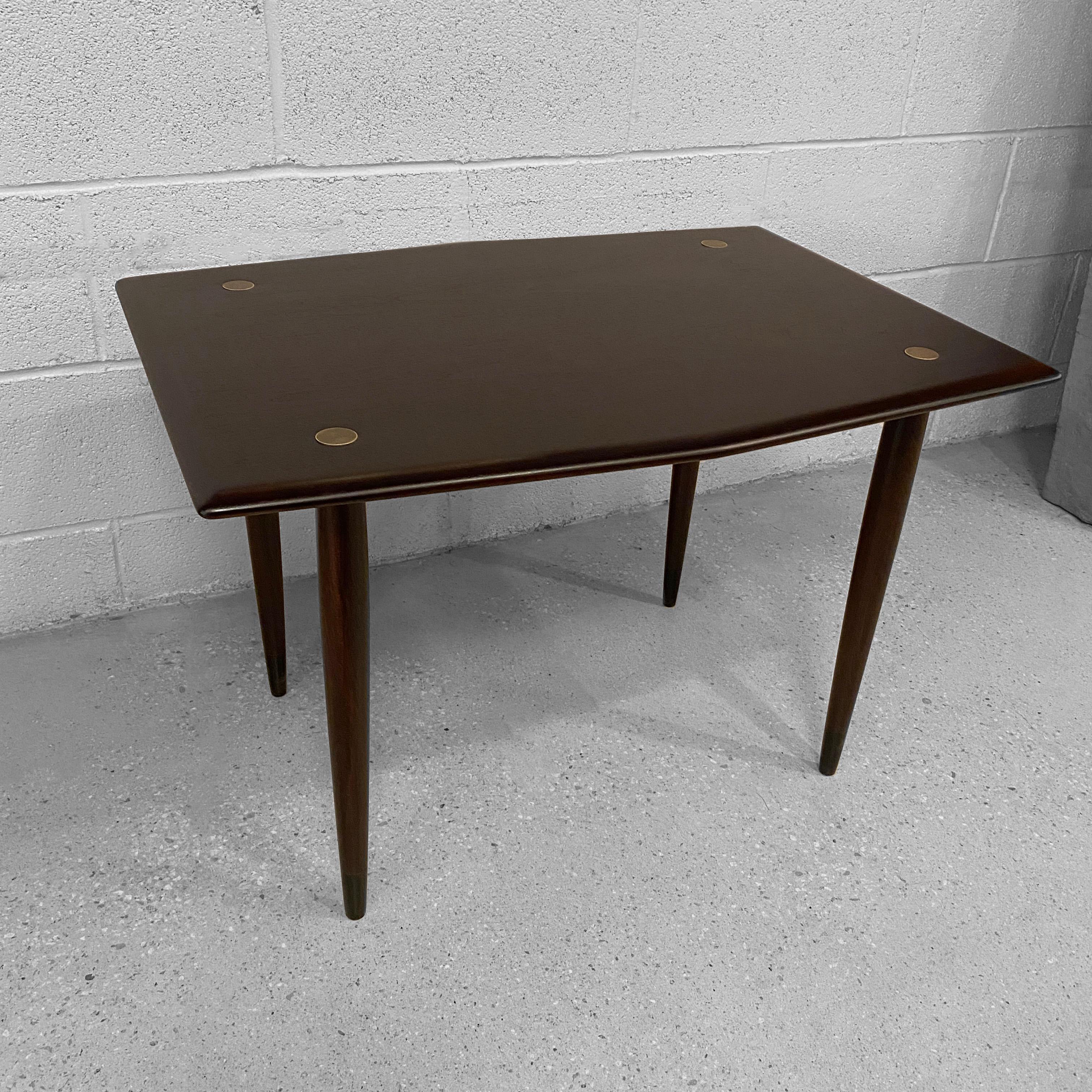 Swedish Scandinavian Modern Teak Side Table By Yngve Ekström For Dux For Sale