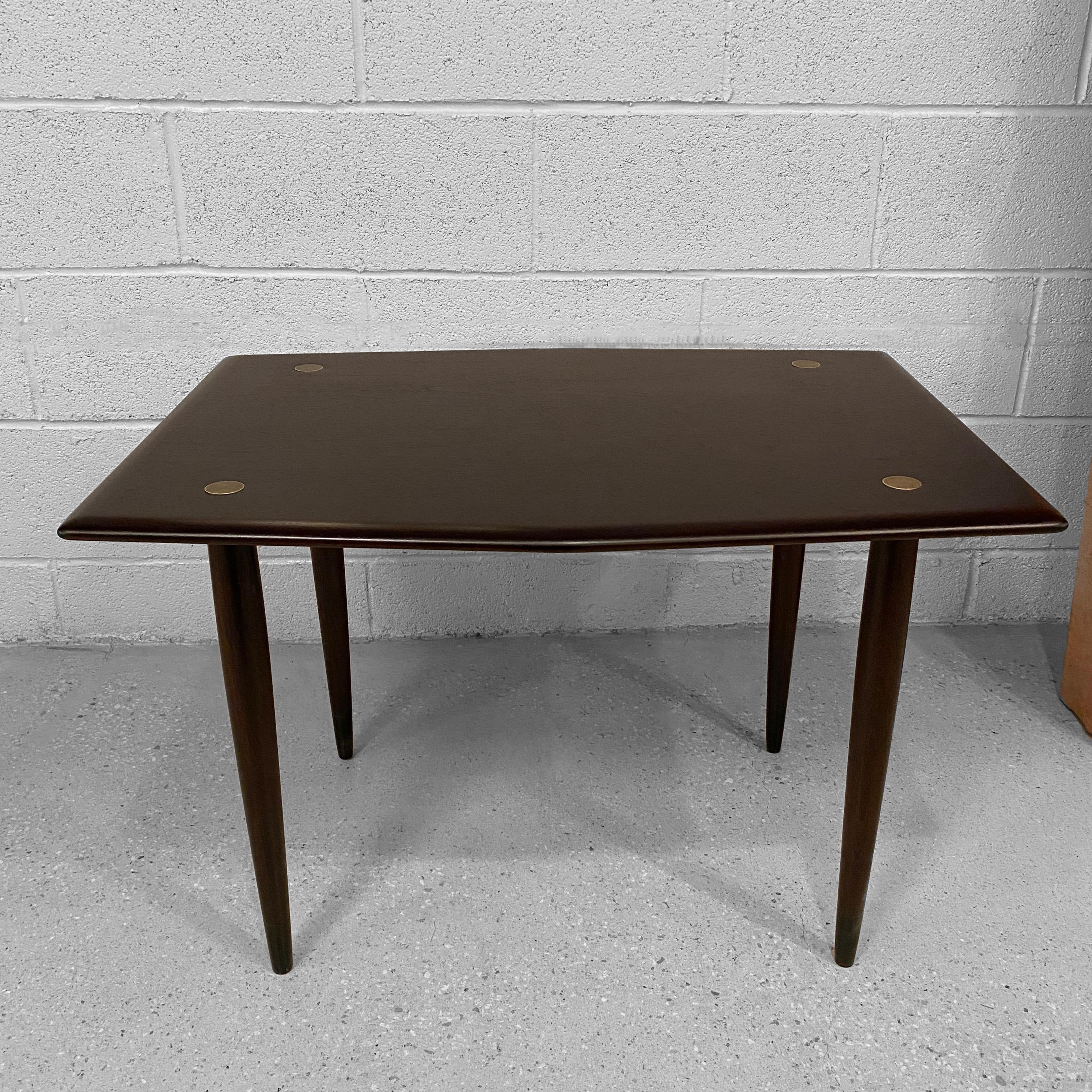 20th Century Scandinavian Modern Teak Side Table By Yngve Ekström For Dux For Sale