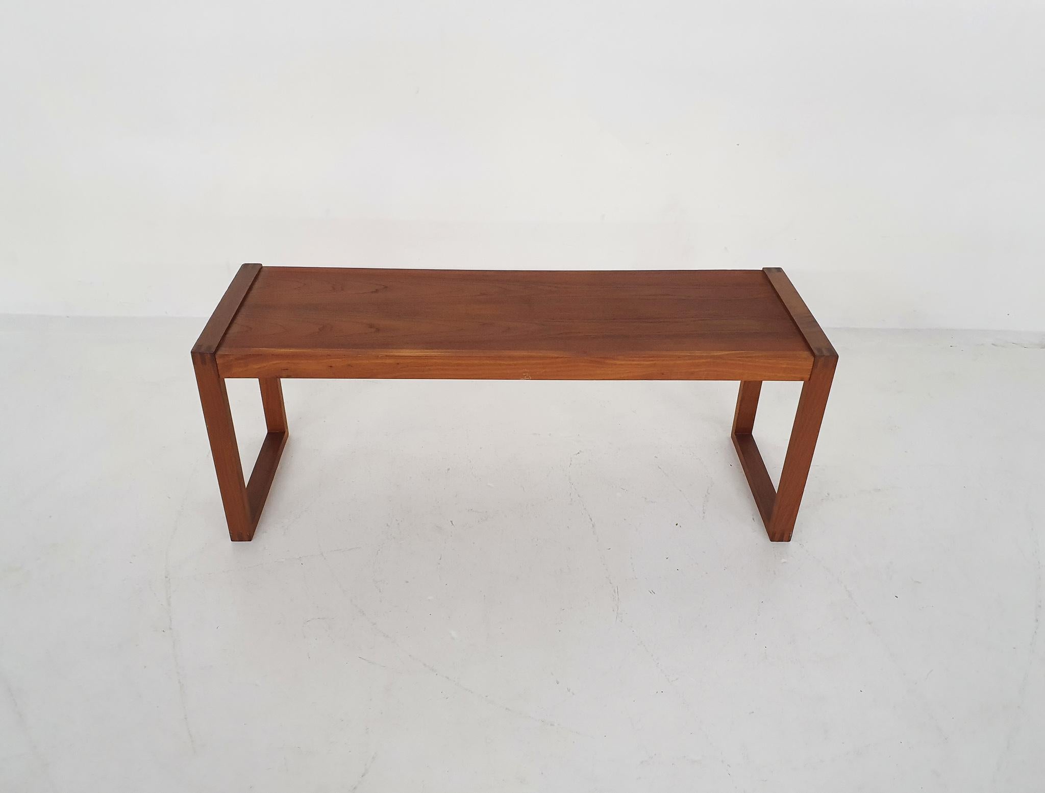 Danish Scandinavian Modern Teak Side Table, Denmark, 1960's