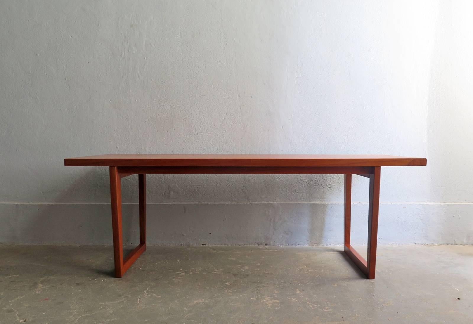 Scandinavian Modern Scandinavian modern teak sofa table For Sale