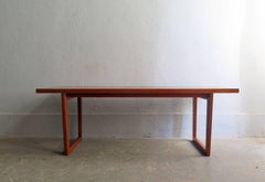 Scandinavian modern teak sofa table