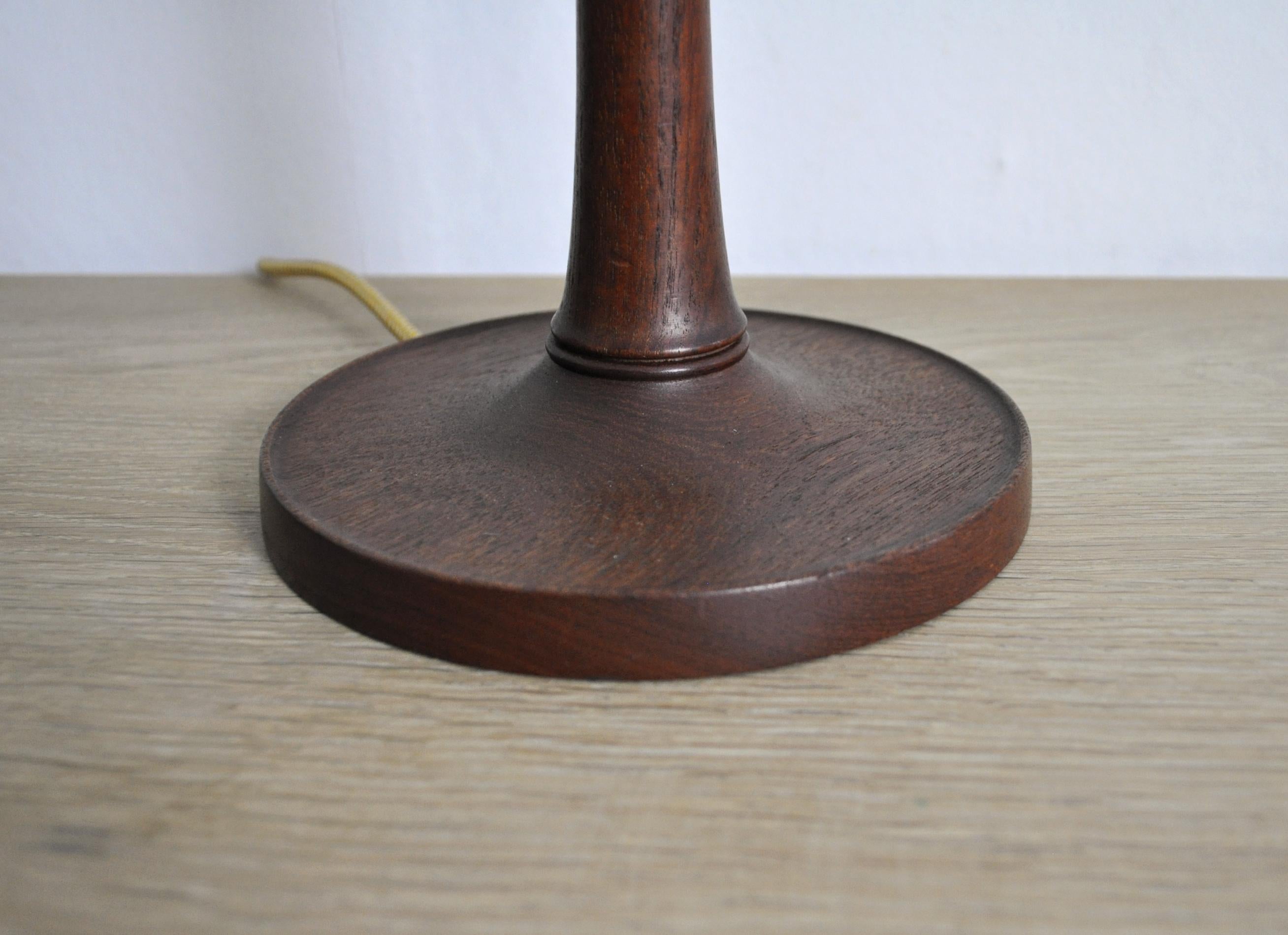 Scandinavian Modern Teak Table Lamp, 1950s For Sale 1