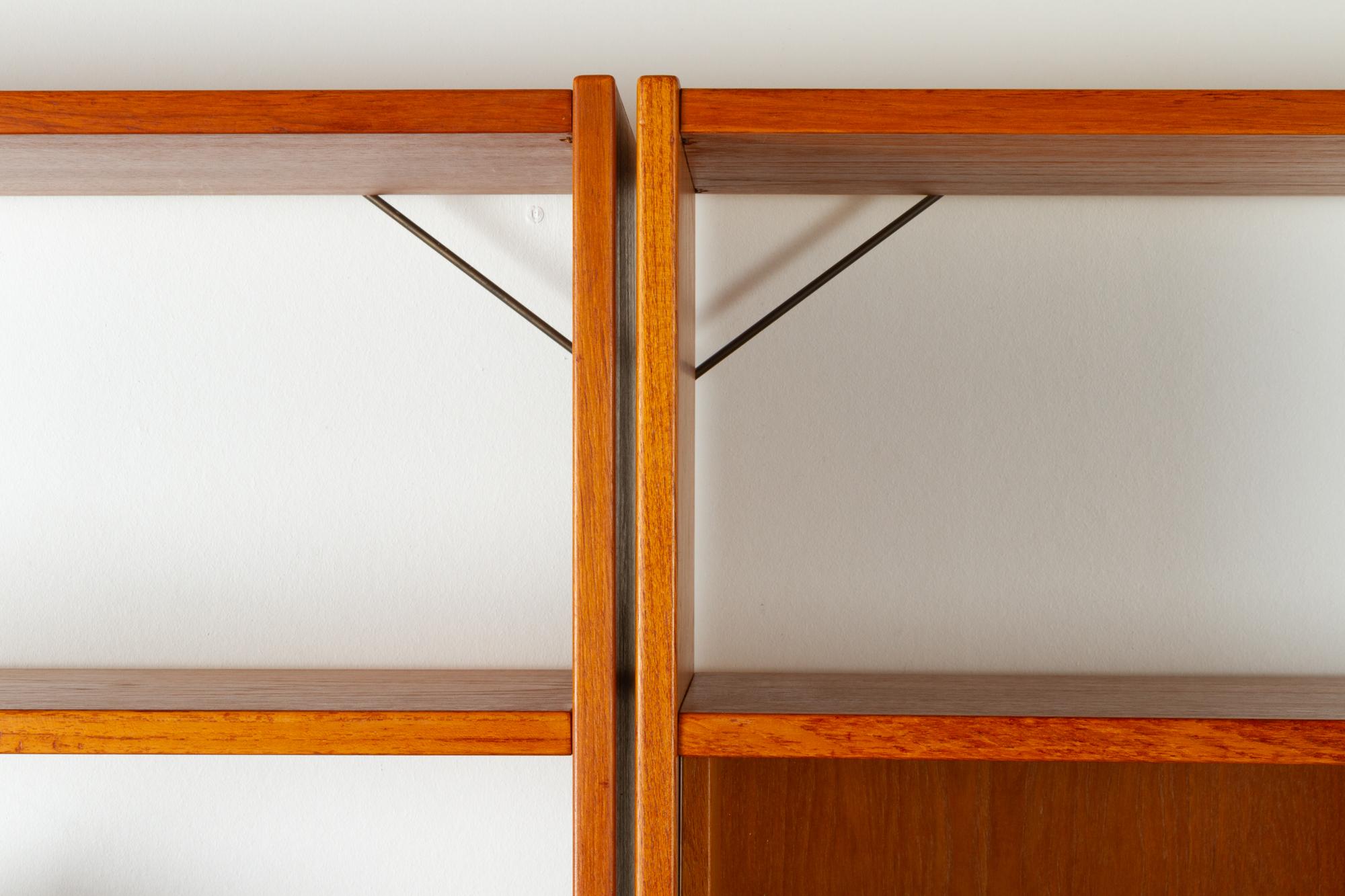 Scandinavian Modern Teak Wall Unit by Ulferts, 1960s 6