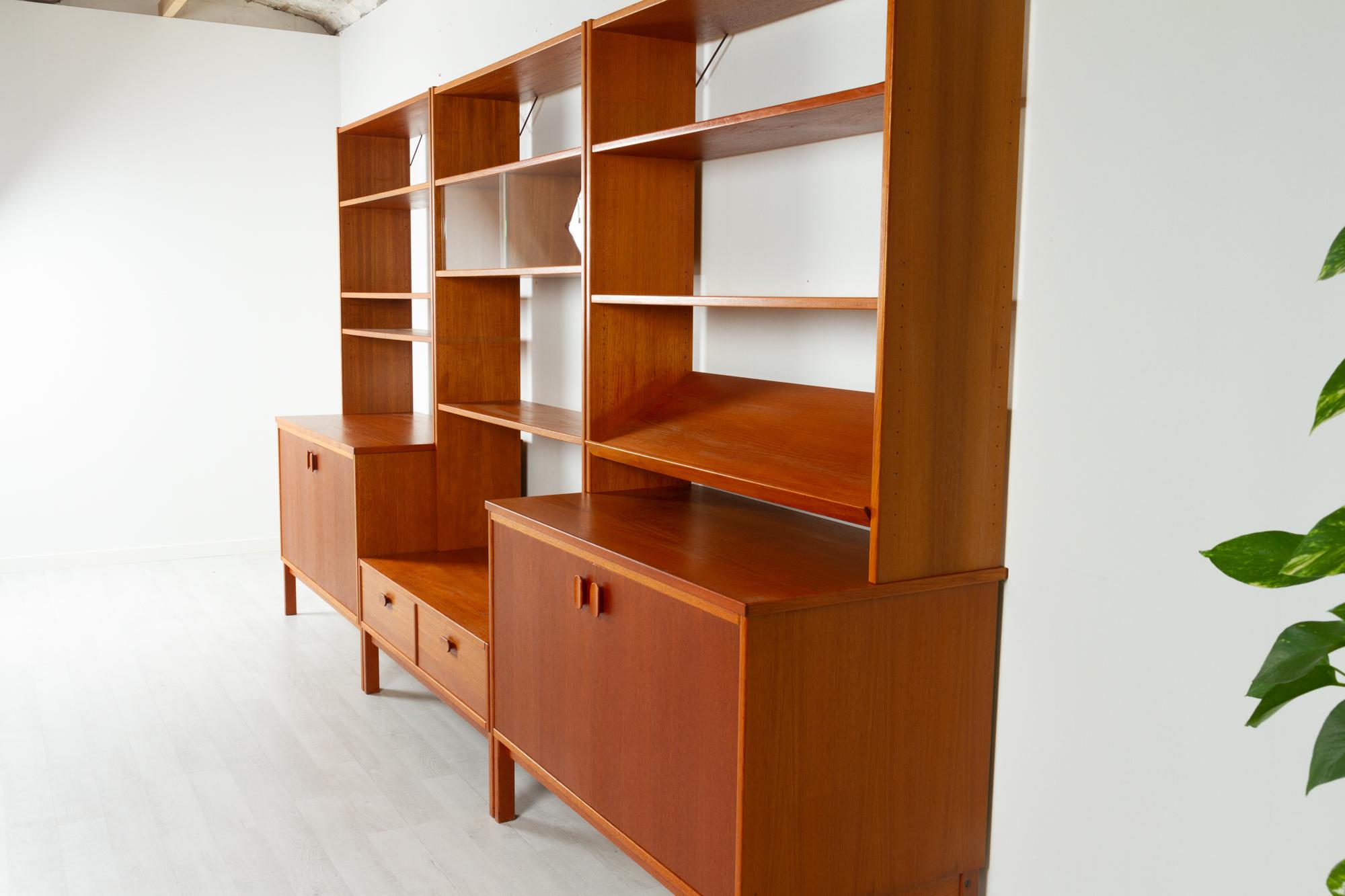 scandinavian teak wall units