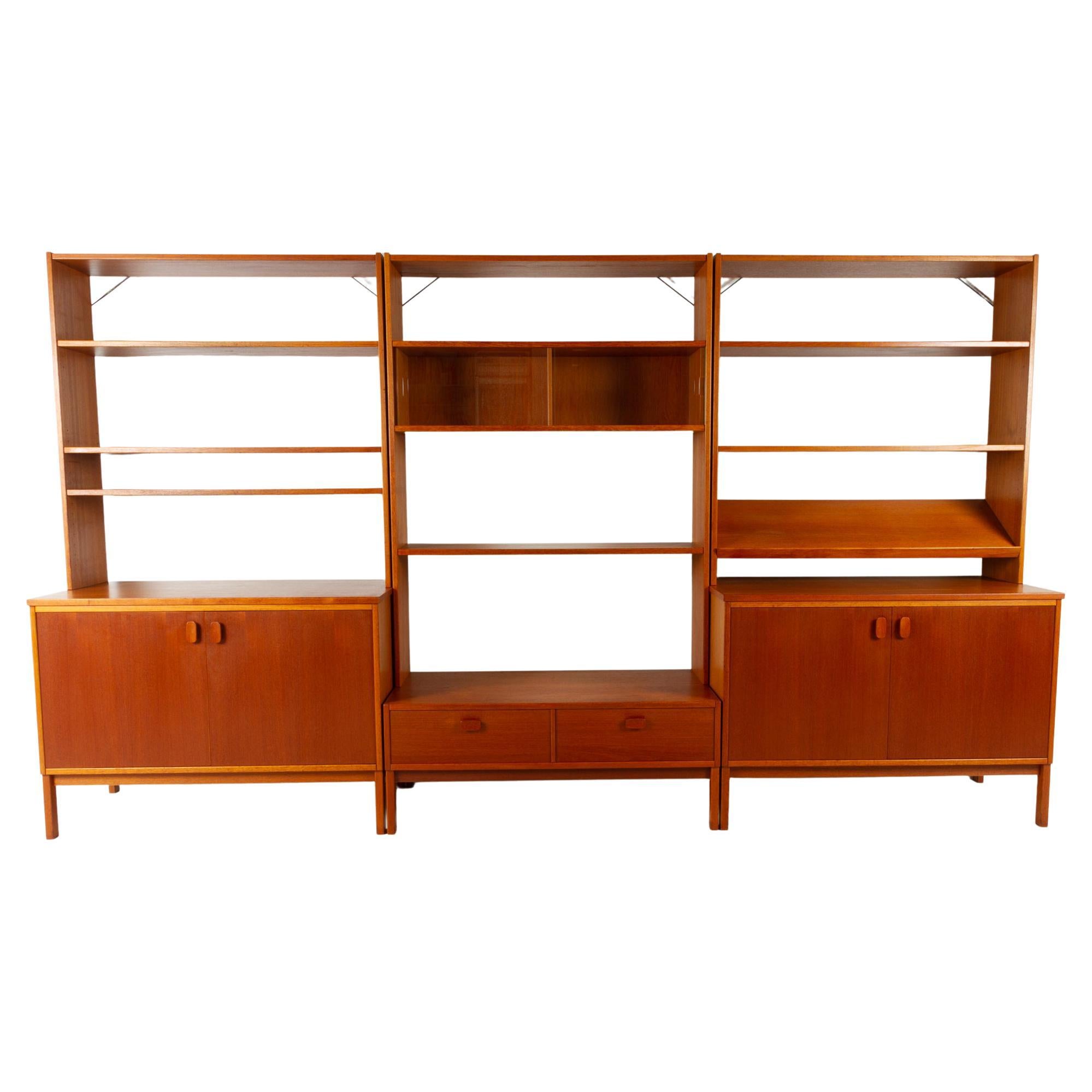 Scandinavian Modern Teak Wall Unit by Ulferts, 1960s