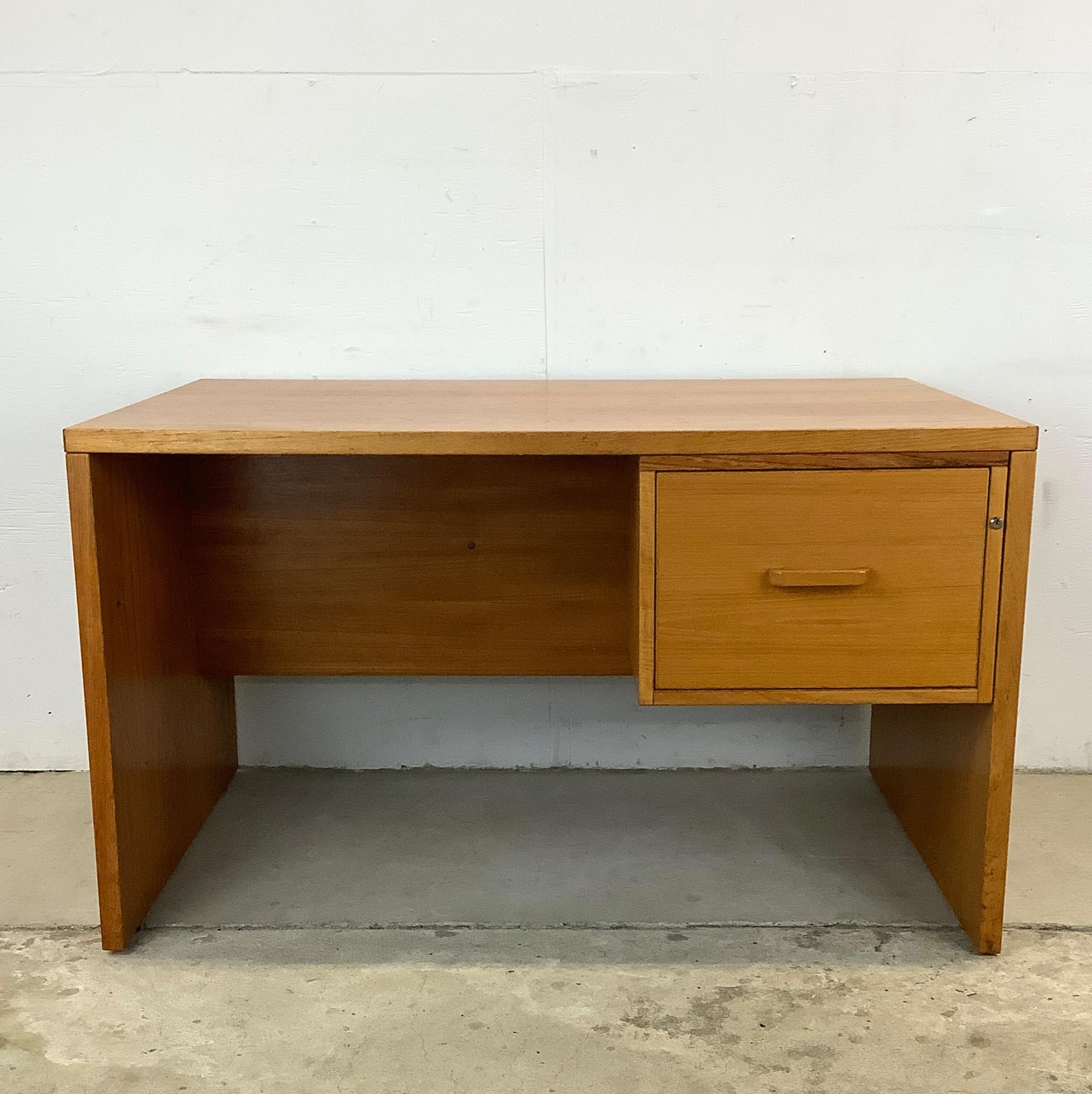 Danish Scandinavian Modern Teak Writing Desk by Jesper For Sale