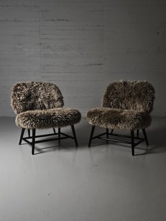 Scandinavian modern 'Teve' chairs by Alf Svensson for Bra Bohag, Sweden, 1950s