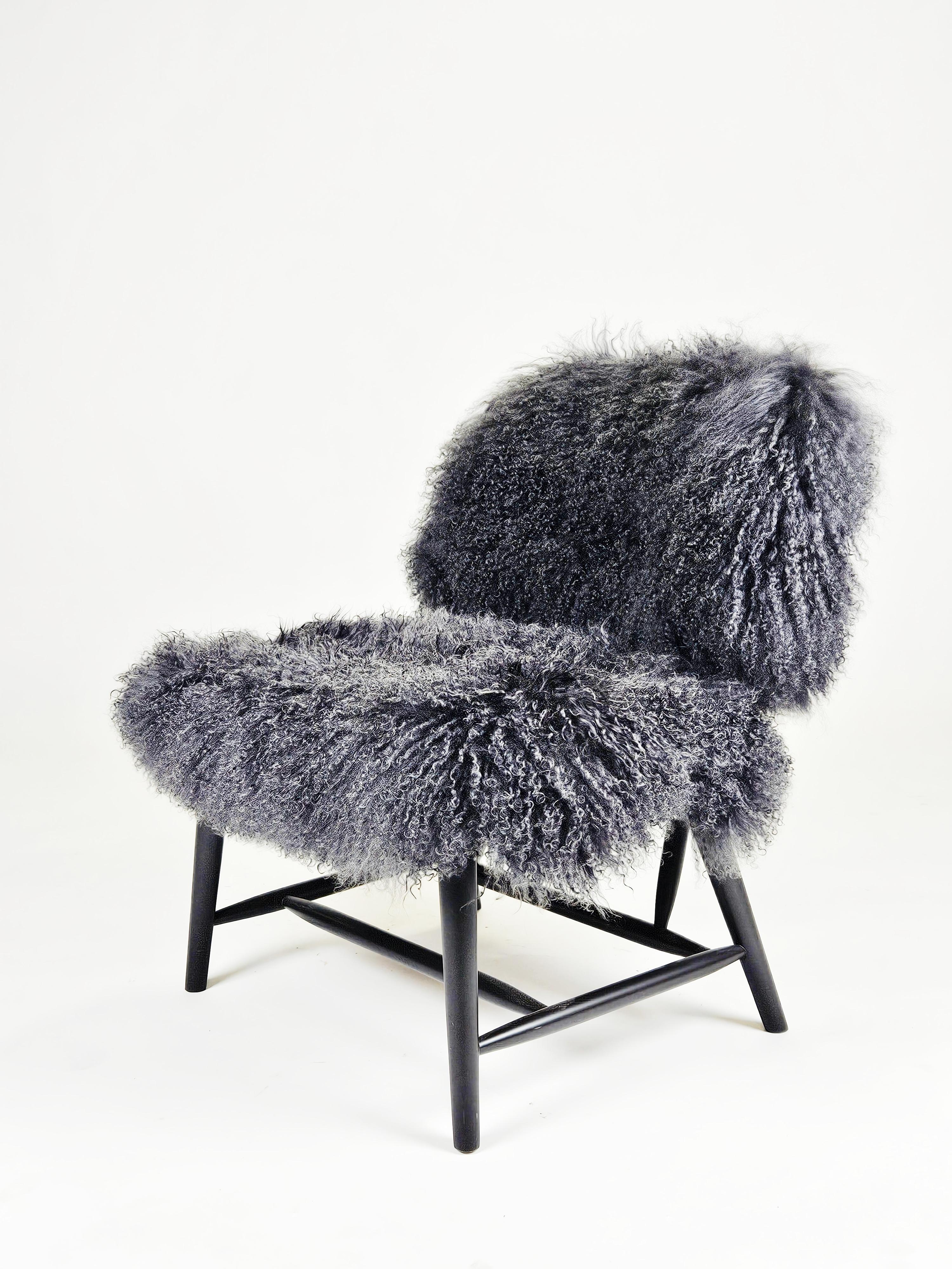 Skandinavische moderne Stühle „Teve“ von Alf Svensson für Bra Bohag, Schweden, 1950er Jahre (20. Jahrhundert) im Angebot