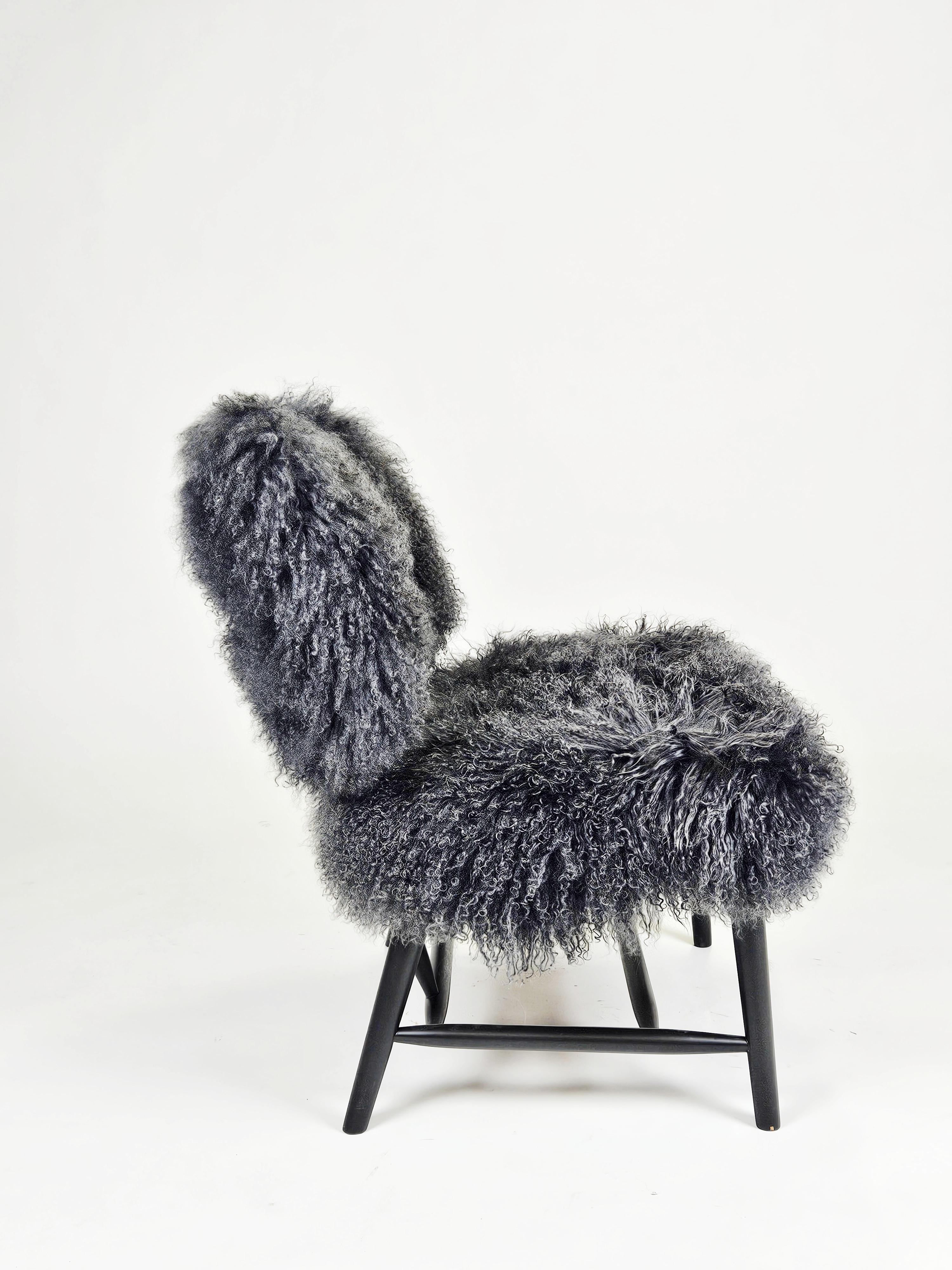 Scandinavian modern 'Teve' chairs by Alf Svensson for Bra Bohag, Sweden, 1950s For Sale 1