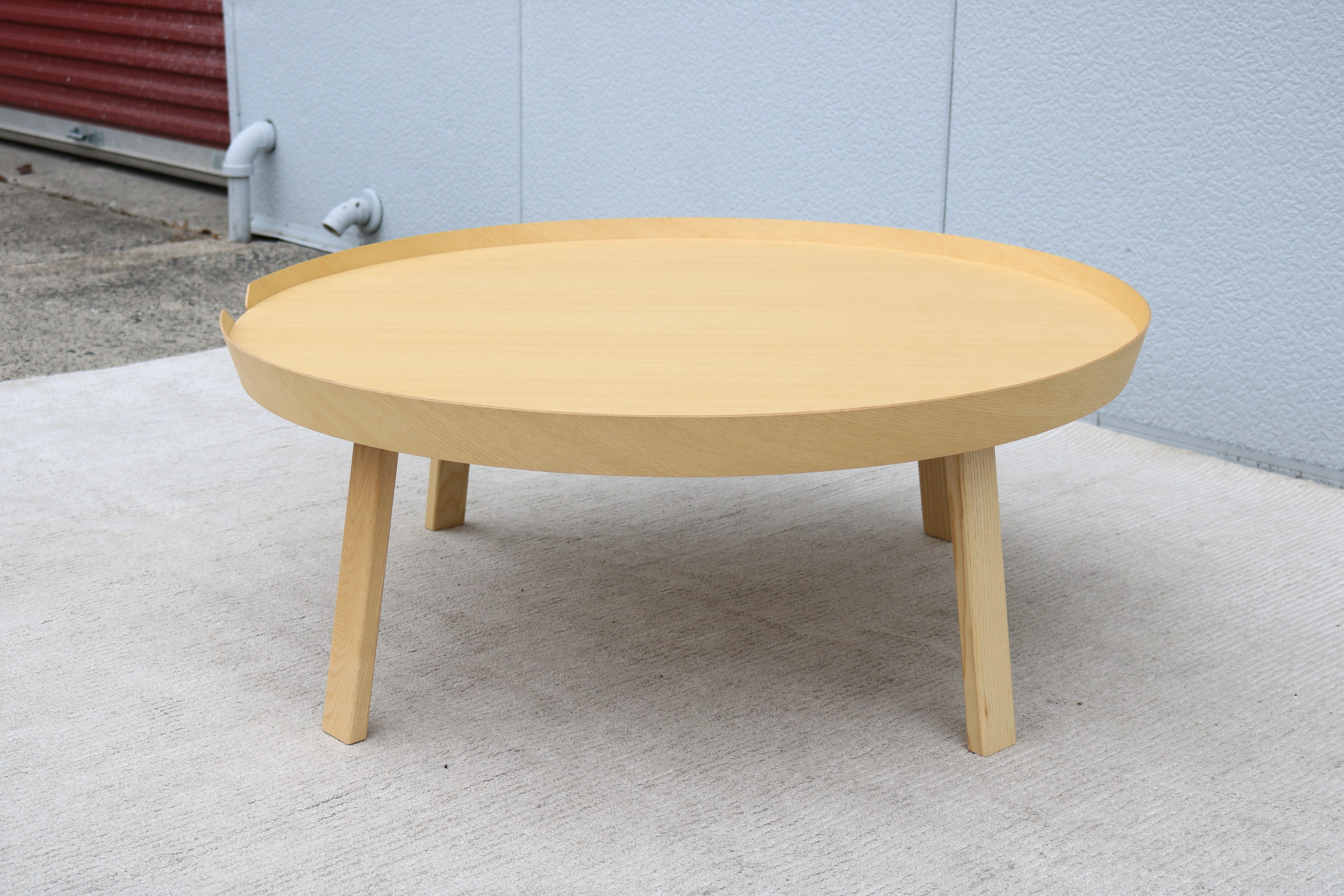 Scandinavian Modern Thomas Bentzen for Muuto Around Extra Large Oak Coffee Table For Sale 5