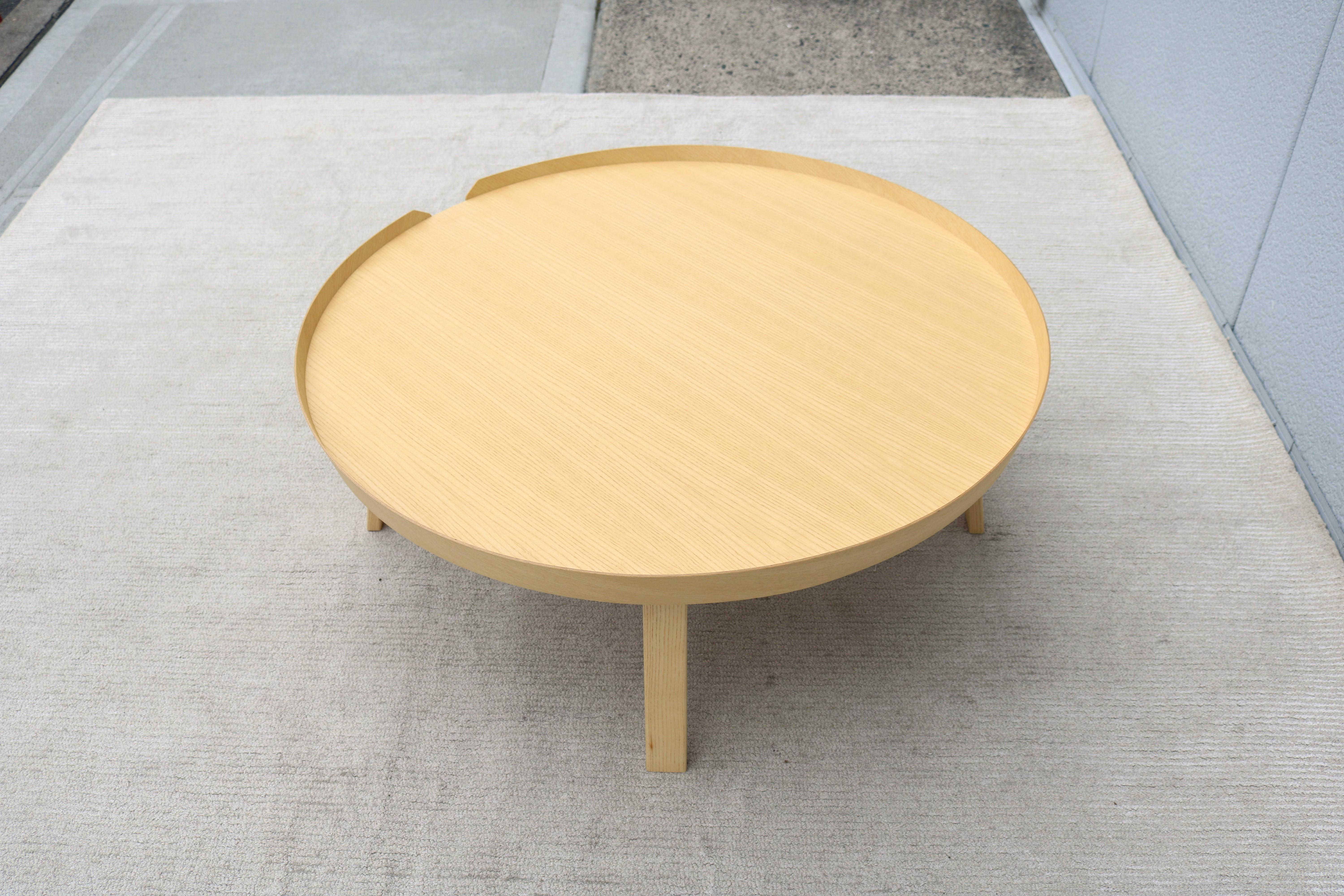 Scandinavian Modern Thomas Bentzen for Muuto Around Extra Large Oak Coffee Table For Sale 7
