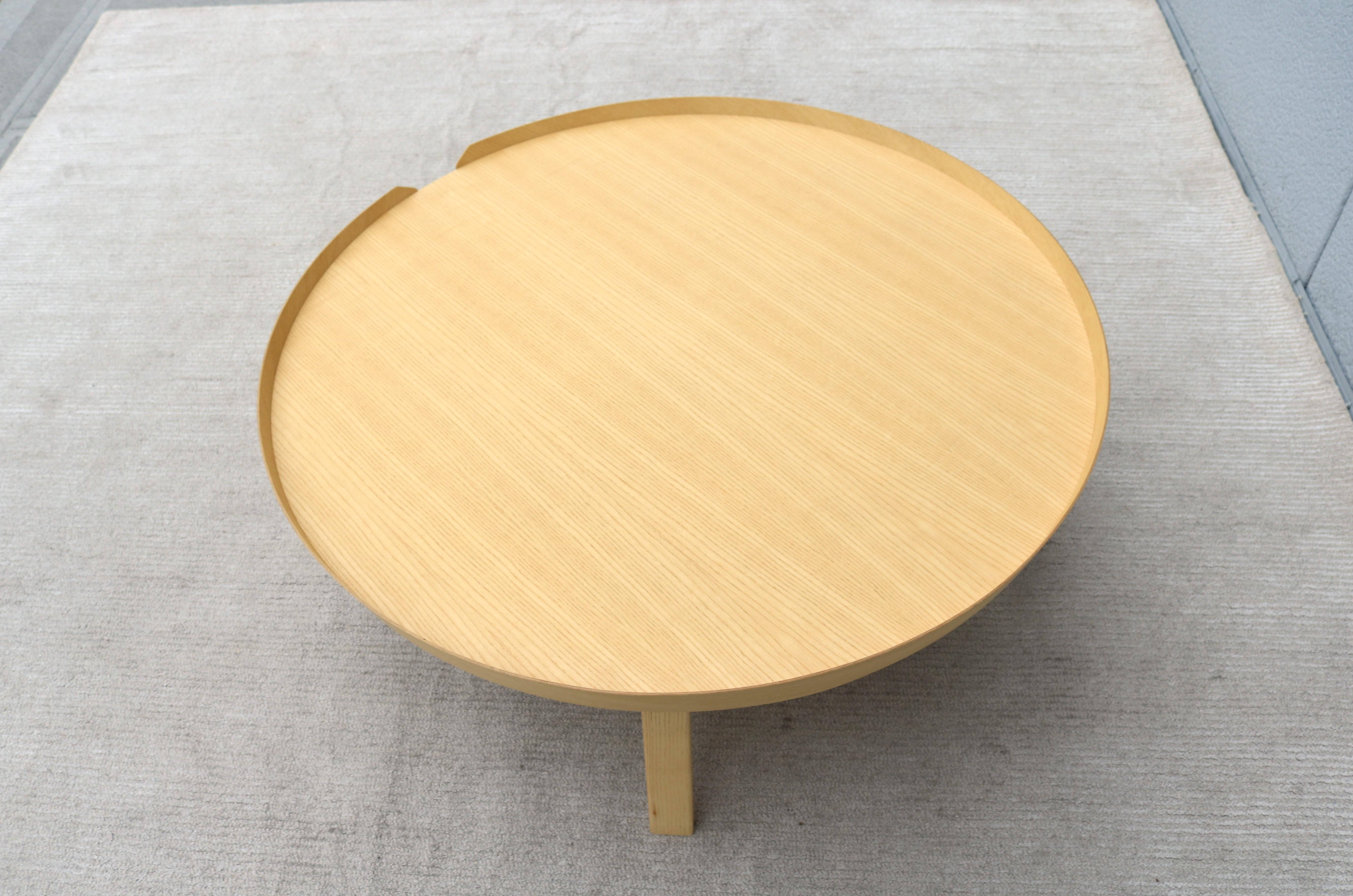 Scandinavian Modern Thomas Bentzen for Muuto Around Extra Large Oak Coffee Table For Sale 8