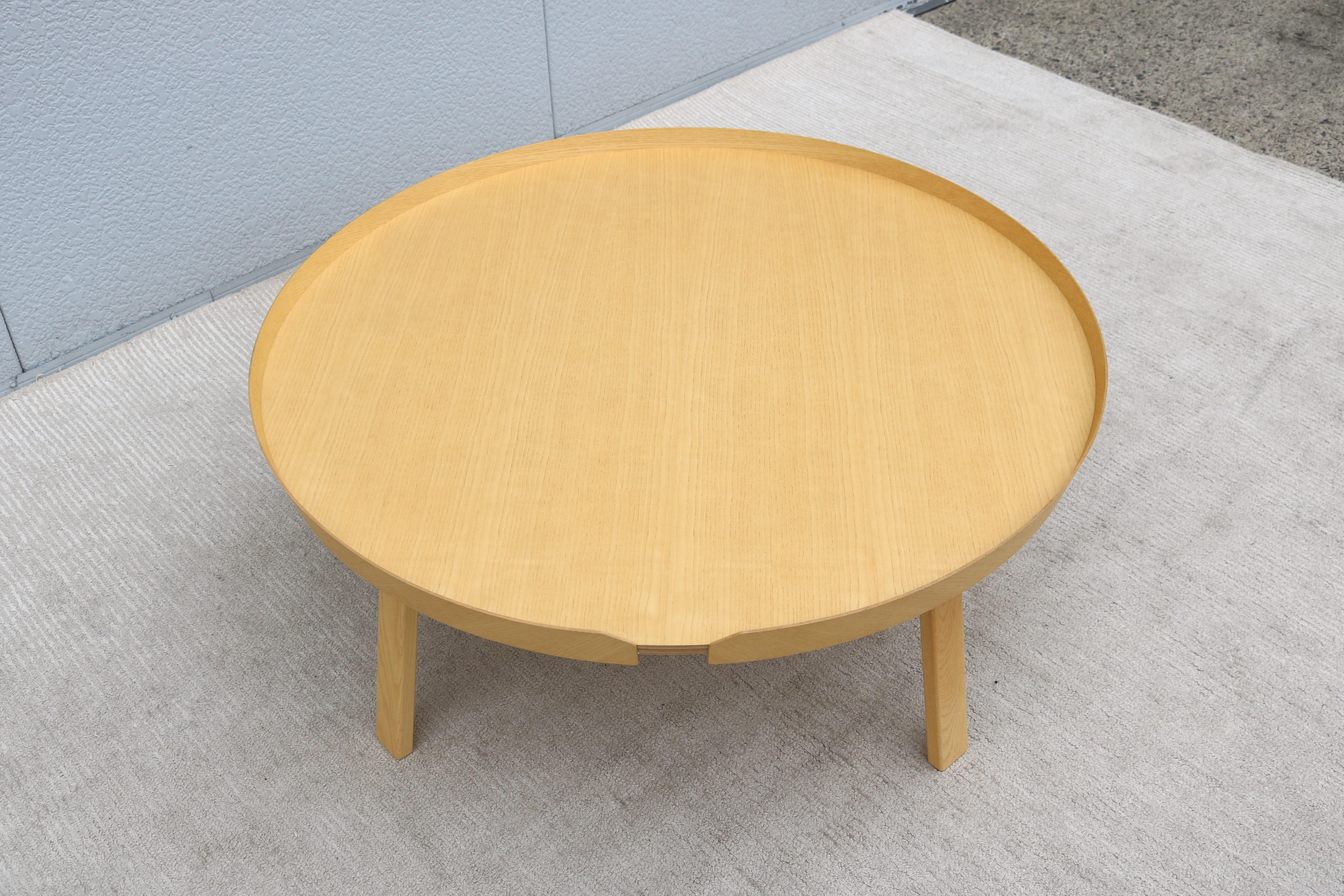 Scandinavian Modern Thomas Bentzen for Muuto Around Extra Large Oak Coffee Table For Sale 2