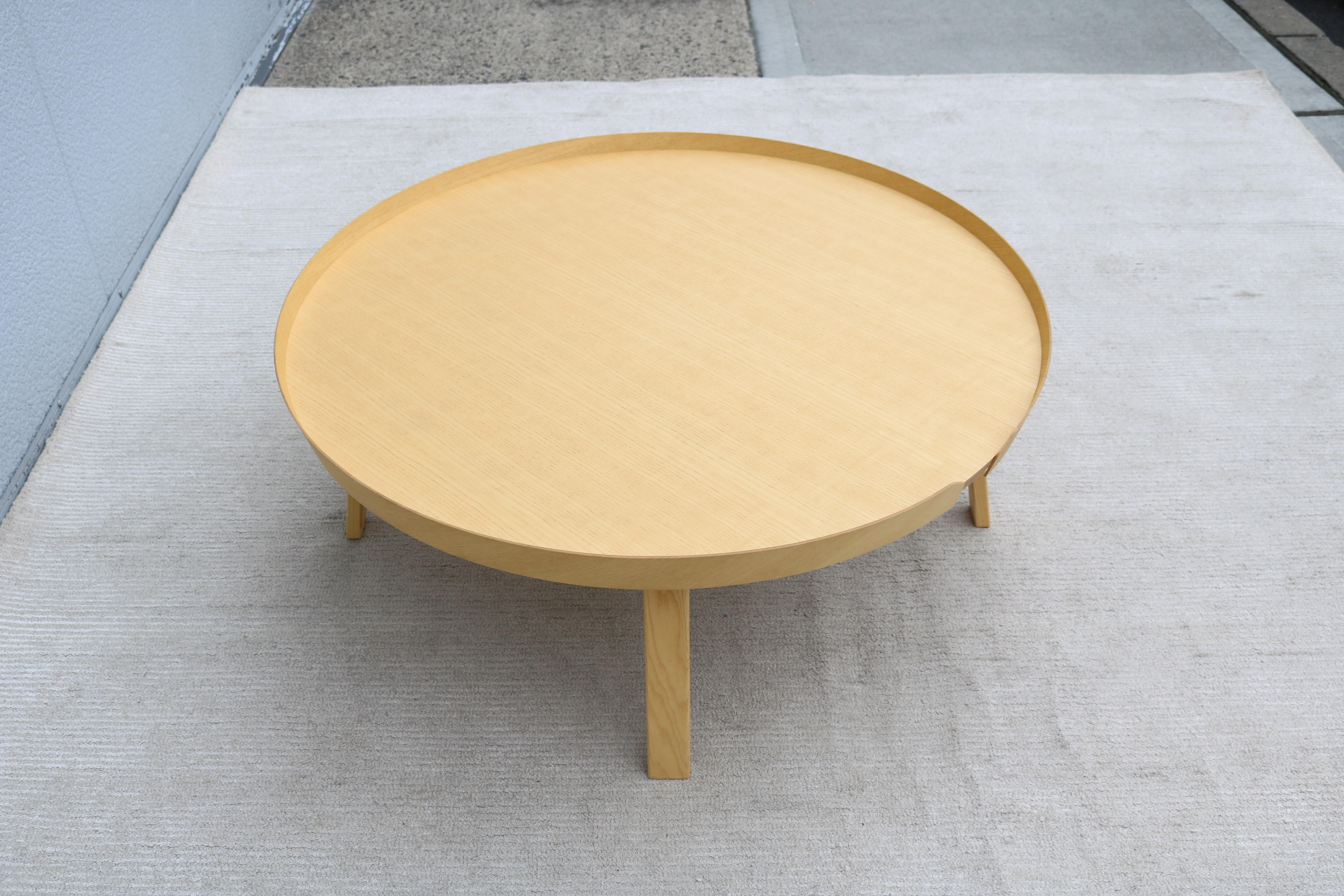 Scandinavian Modern Thomas Bentzen for Muuto Around Extra Large Oak Coffee Table For Sale 3