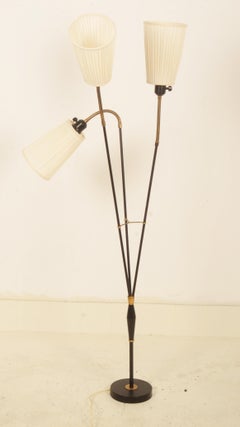 Scandinavian Modern Three Arm Floor Lamp by Ateljé Lyktan