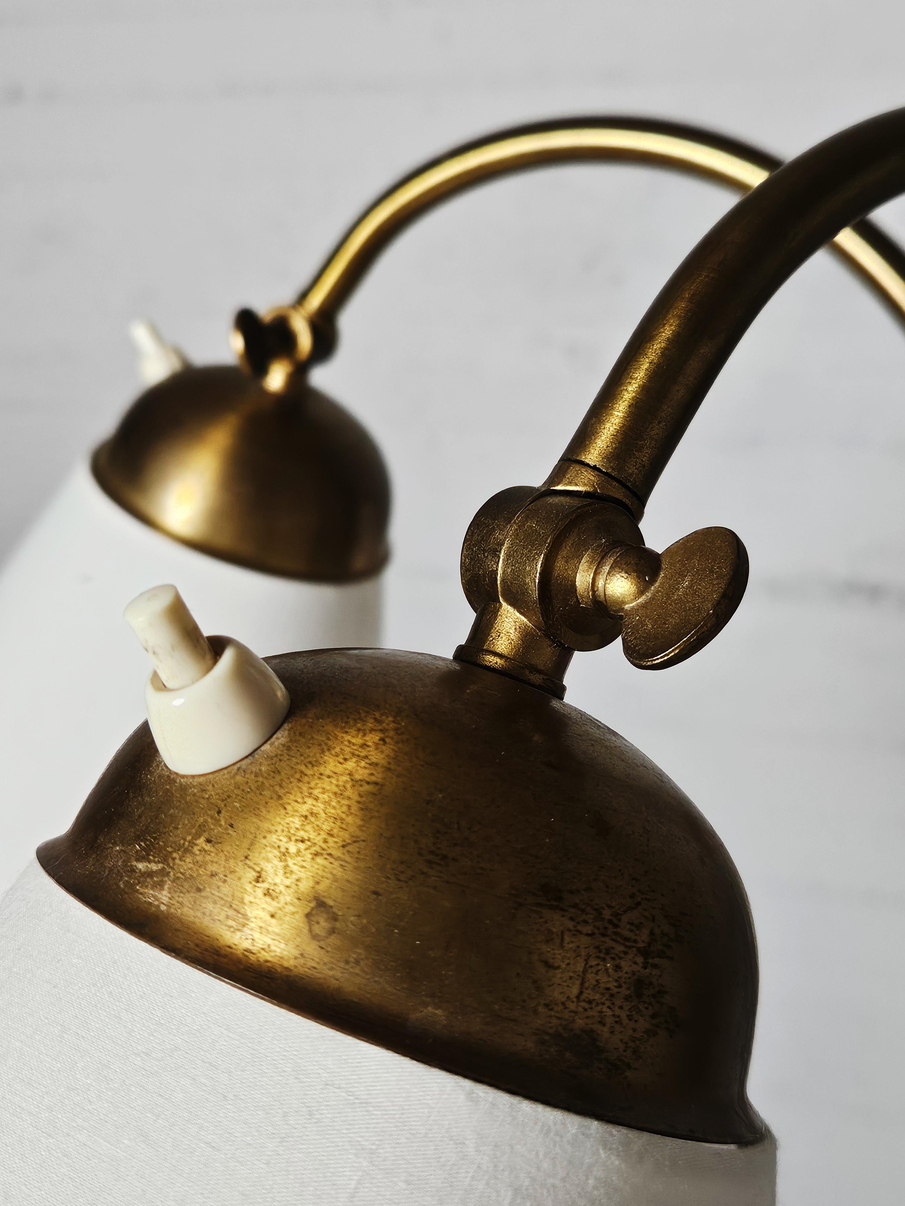 20th Century Scandinavian modern three armed floor lamp, Sweden, 1940s For Sale