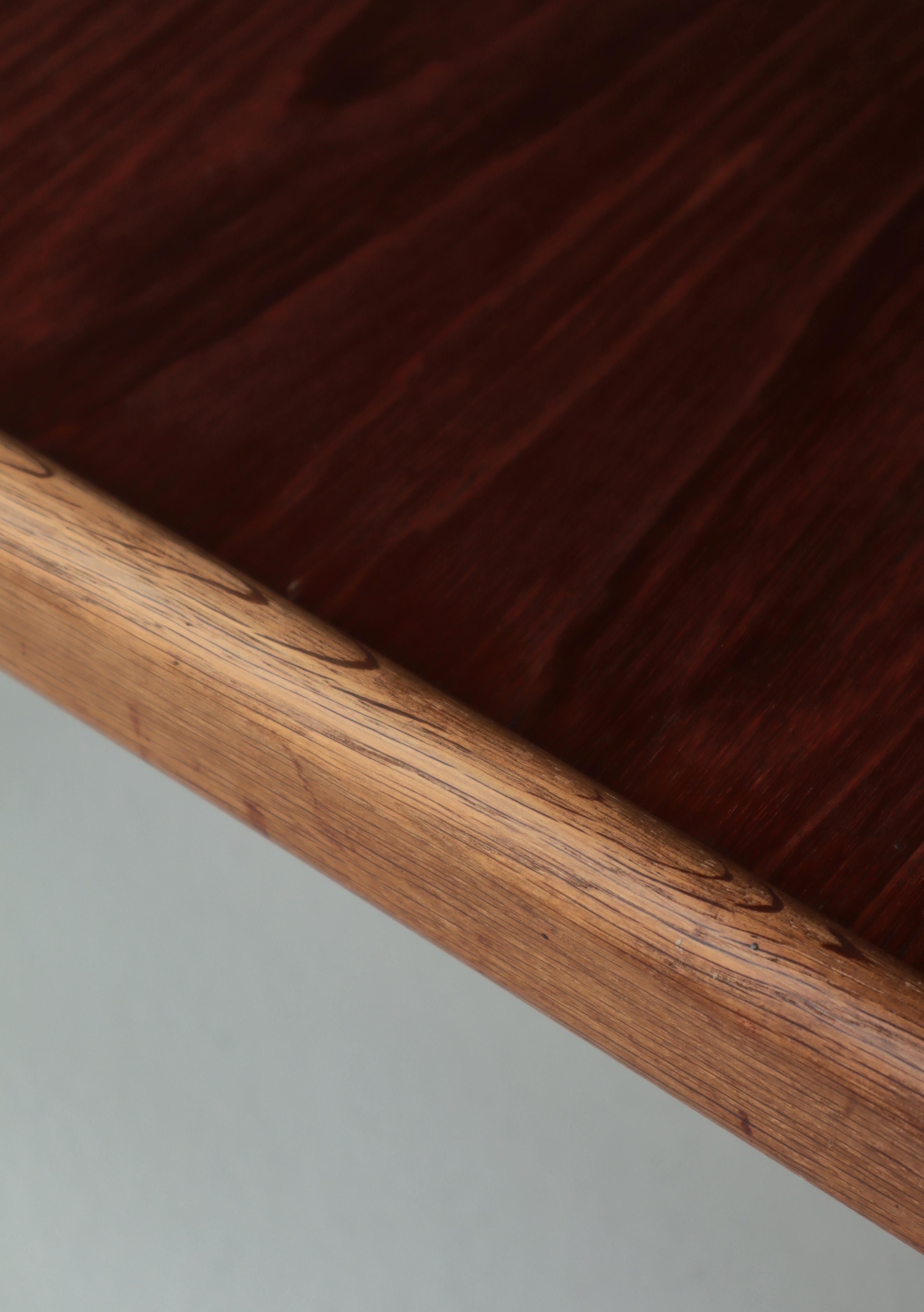 Scandinavian Modern Tray Table by Hans J. Wegner, Oak & Teak, Denmark, 1960s For Sale 6