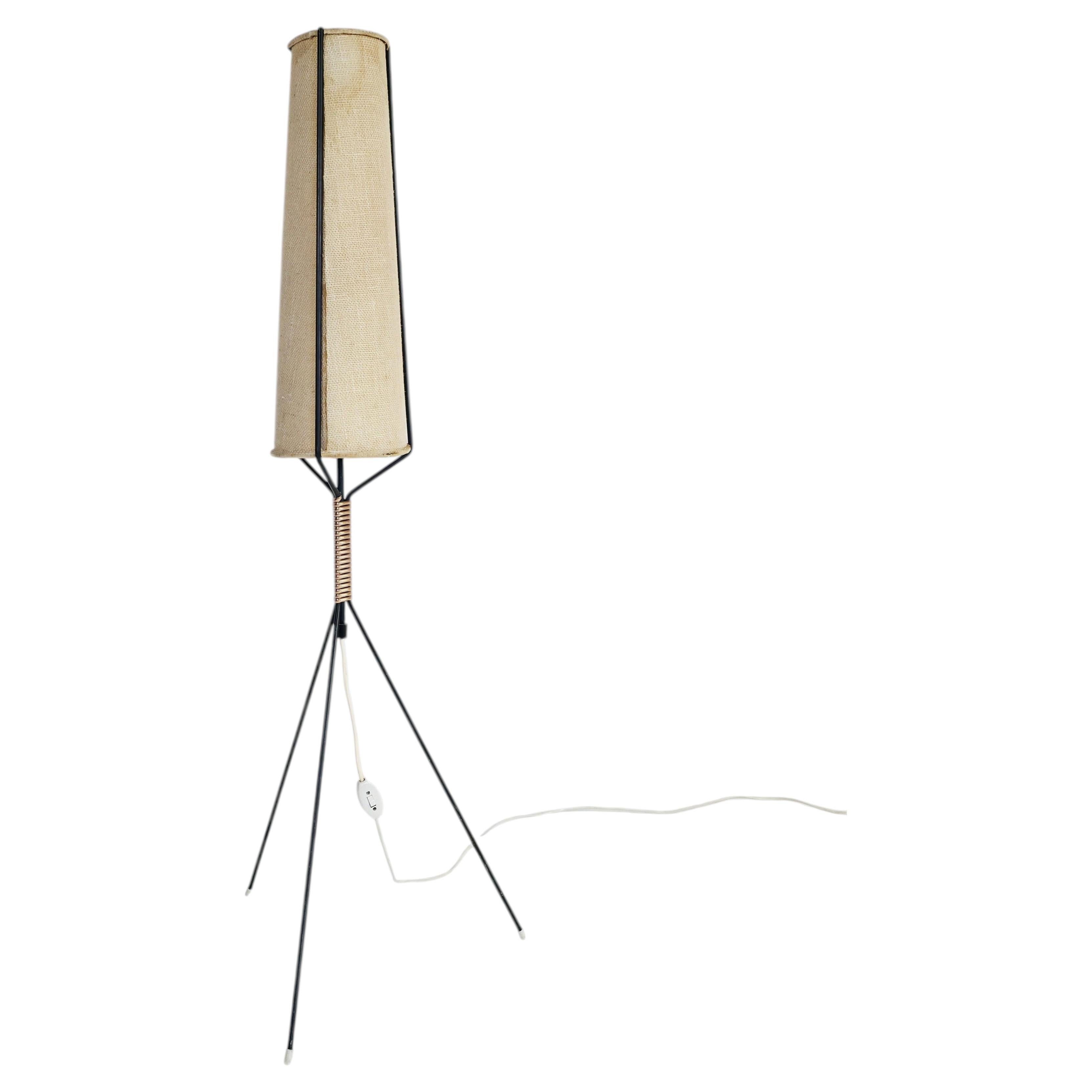 Scandinavian Modern Tripod Floor Lamp, Finland, 1960s