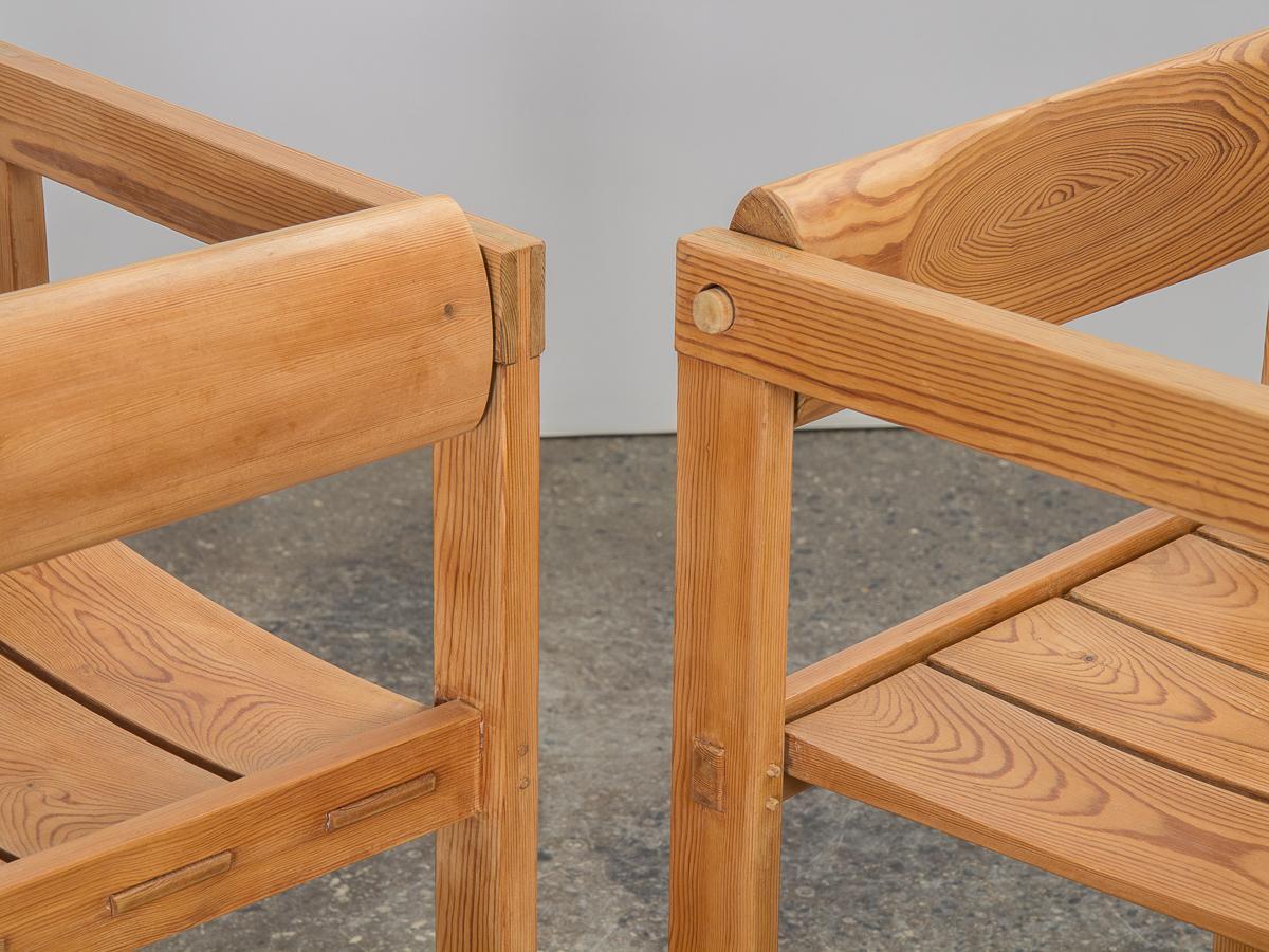 Chaises de salle à manger Trybo modernes scandinaves, ensemble de six pièces en vente 3