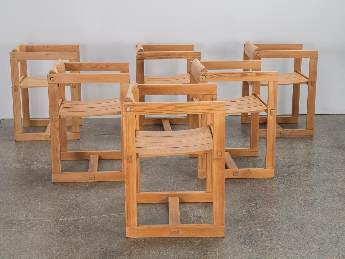 Norwegian Scandinavian Modern Trybo Dining Chairs, Set of Six For Sale