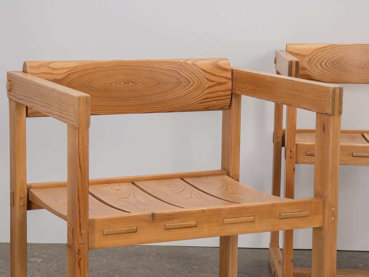 Pin Chaises de salle à manger Trybo modernes scandinaves, ensemble de six pièces en vente