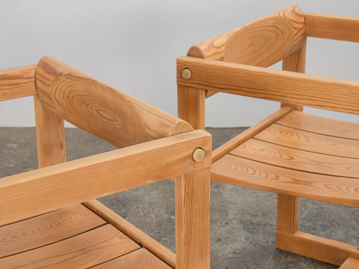 Chaises de salle à manger Trybo modernes scandinaves, ensemble de six pièces en vente 1