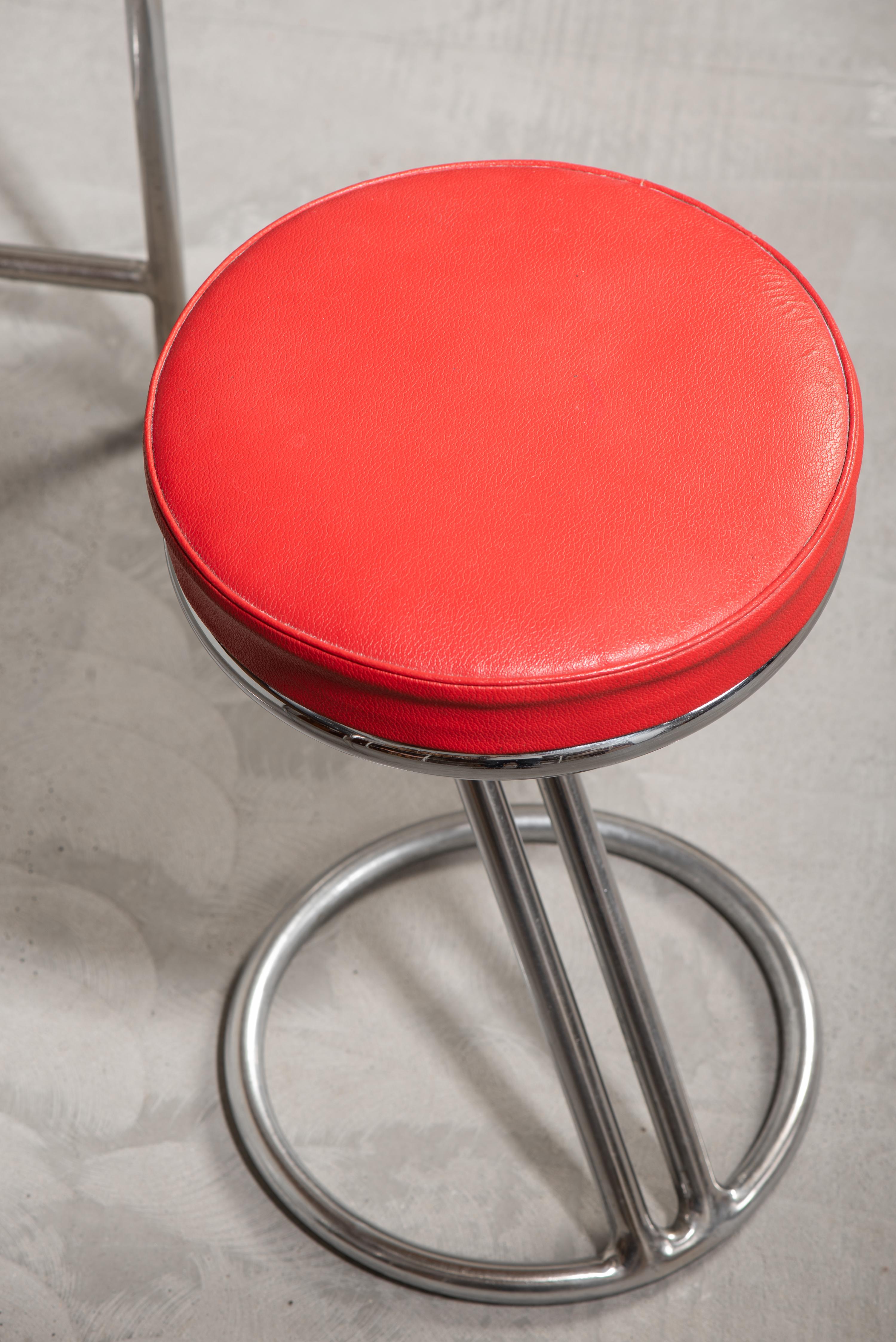 Juego de Cómoda Tubular Cromada Moderna Escandinava, Años 40 en venta 13