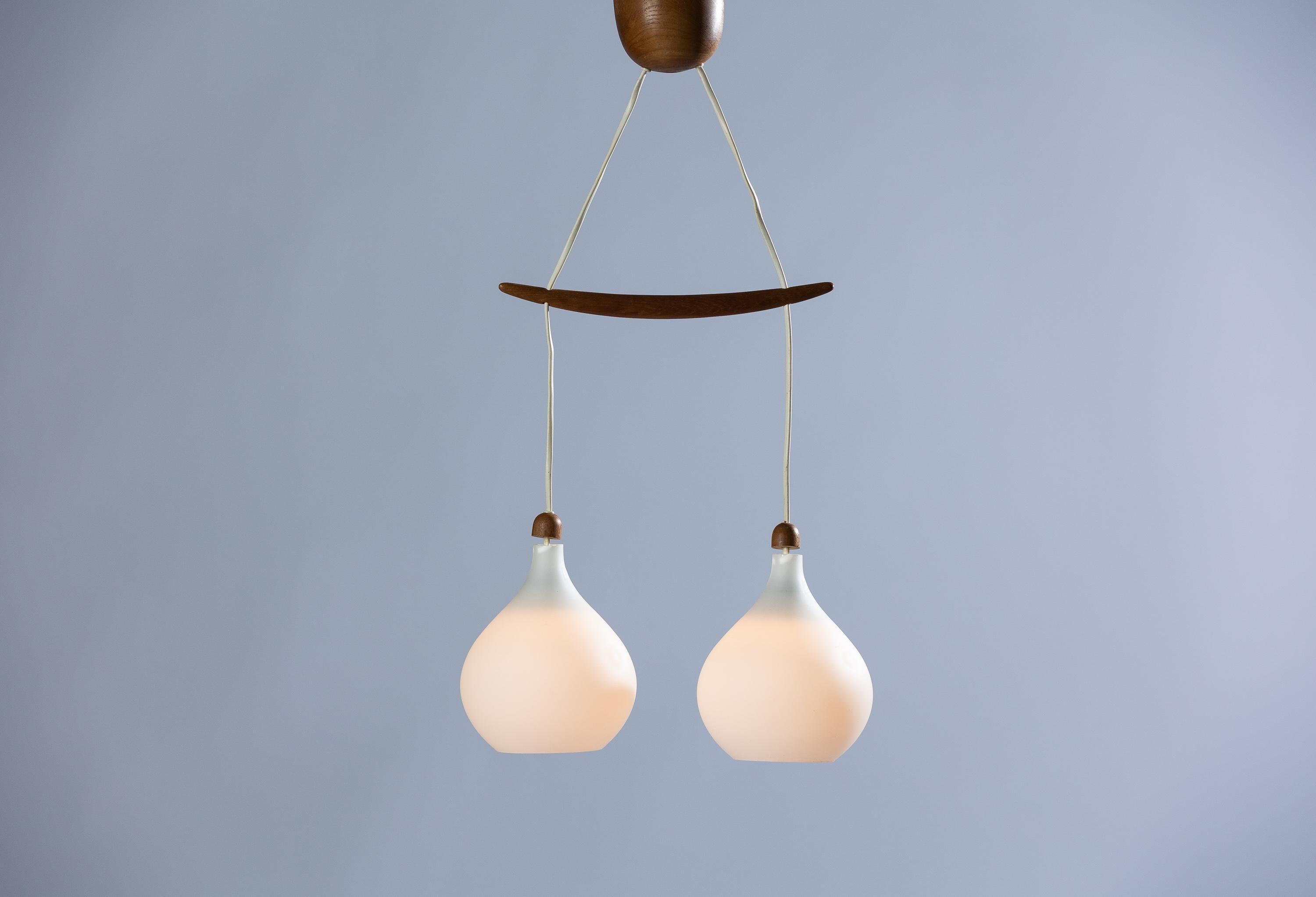 Swedish Scandinavian Modern UNO &ÖSTEN KRISTIANSSON, ceiling lamp, Luxus For Sale