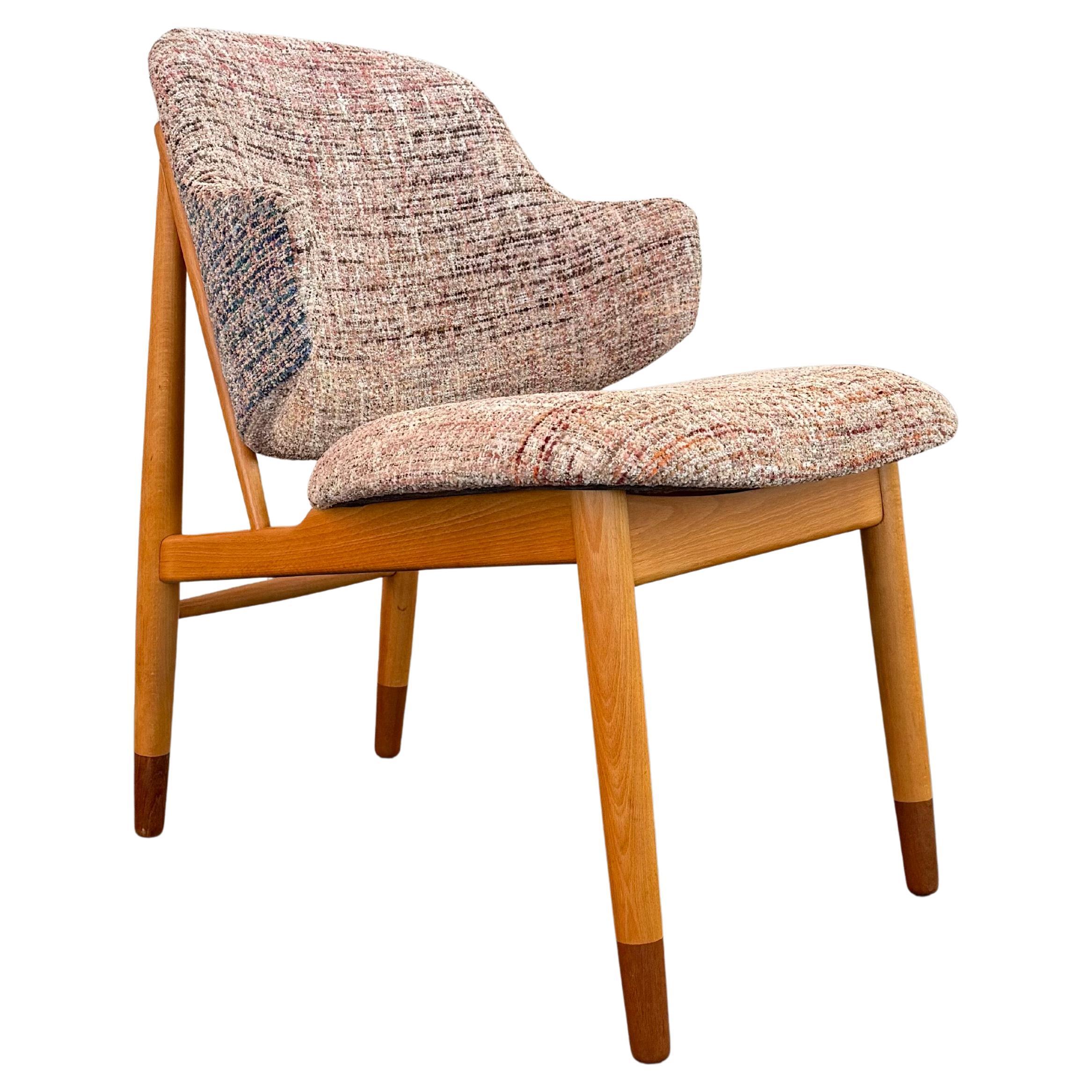 Scandinavian Modern Upholstered Penguin Chair By Ib Kofod-Larsen For Selig For Sale
