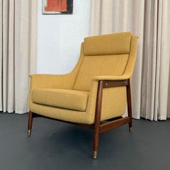 Scandinavian Modern Upholstered "Scania" Armchair By Folke Ohlsson