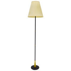Scandinavian Modern Uplight Floor Lamp with Brass Designed by Einar Bäckström