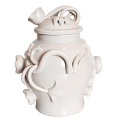 Scandinavian Modern Urn in by Eva Jancke Björk, Bobergs Faiance Pottery, Sweden