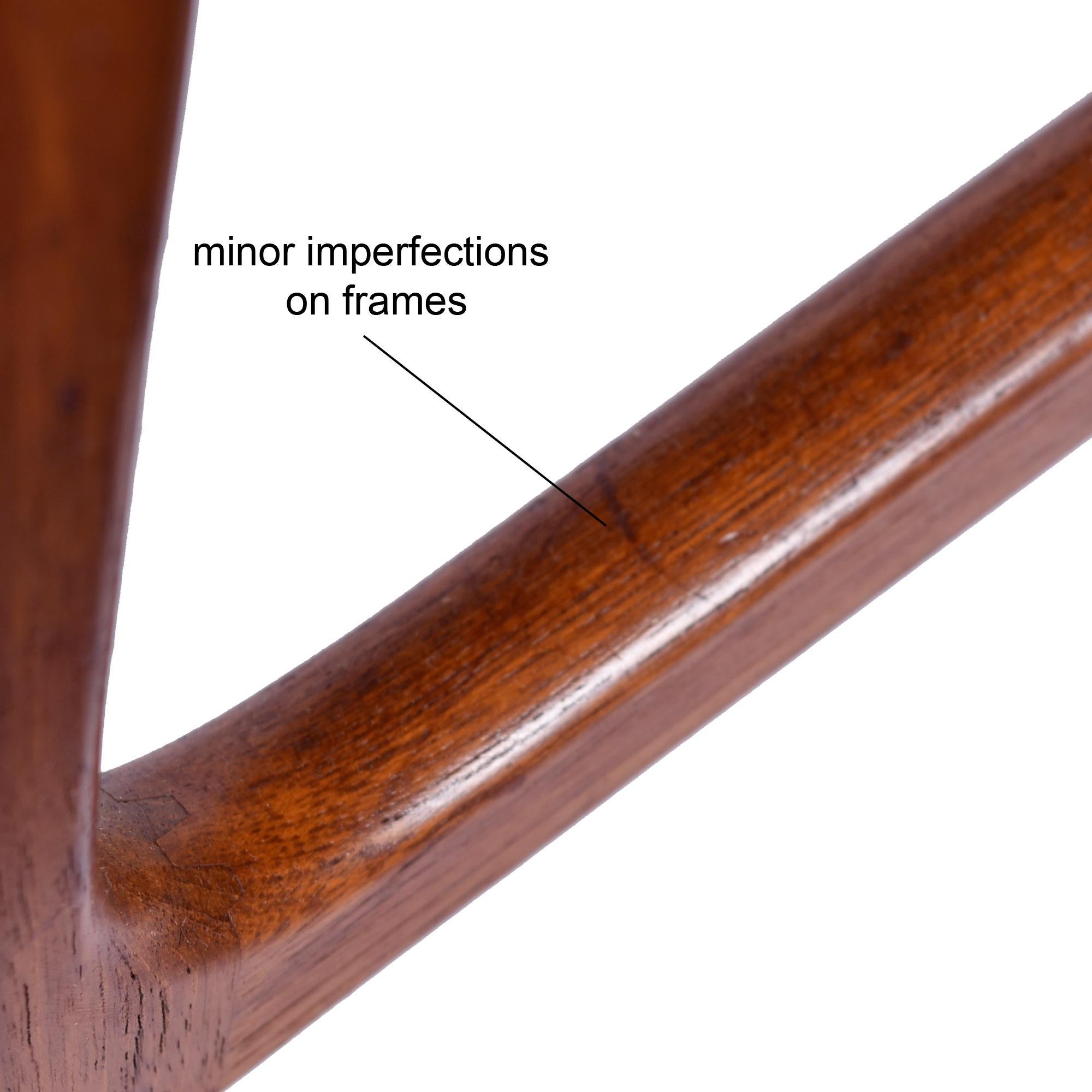 Scandinavian Modern Vamdrup Stolefabrik Solid Teak Danish Dining Chairs Set of 6 For Sale 10