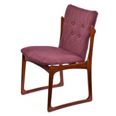 Scandinavian Modern Vamdrup Stolefabrik Solid Teak Danish Dining Chairs Set of 6