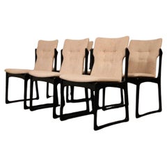 Scandinavian Modern Vamdrup Stolefabrik Solid Teak Danish Dining Chairs Set of 6