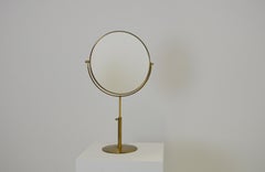 Scandinavian Modern Vanity Brass Mirror