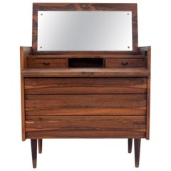 Scandinavian Modern Vanity Dressing Table, 1960s