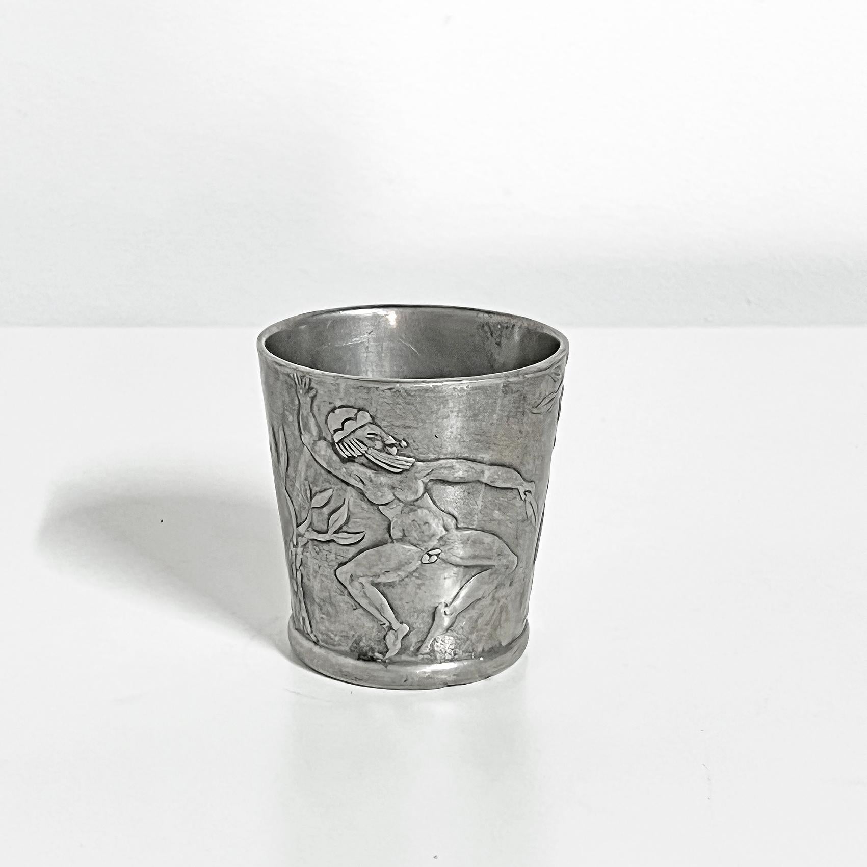 Svedese Vaso/tazza Scandinavian Modern in peltro, Firma Svenskt Tenn -1929 in vendita