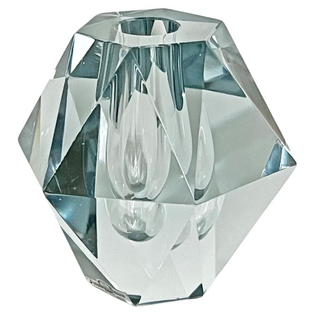 Skandinavische Moderne Vase "Diamant" von Asta Strömberg für Strömbergshyttan, 1960er Jahre