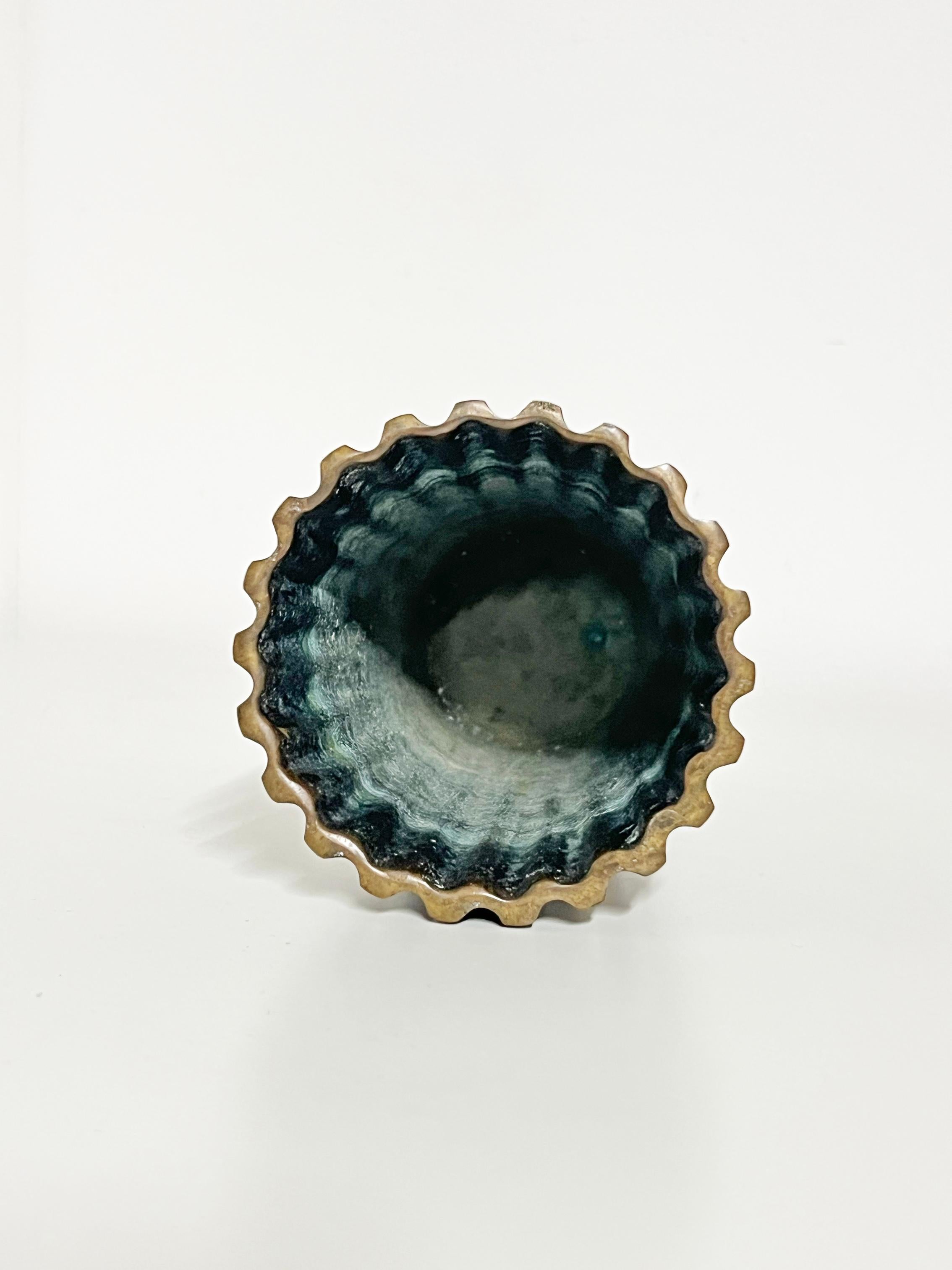 Bronzo Vaso moderno scandinavo in bronzo, Anonimo, 1930-40 anni circa in vendita