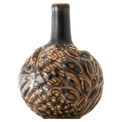 Vase moderne scandinave en céramique, créé par Axel Salto, années 1950