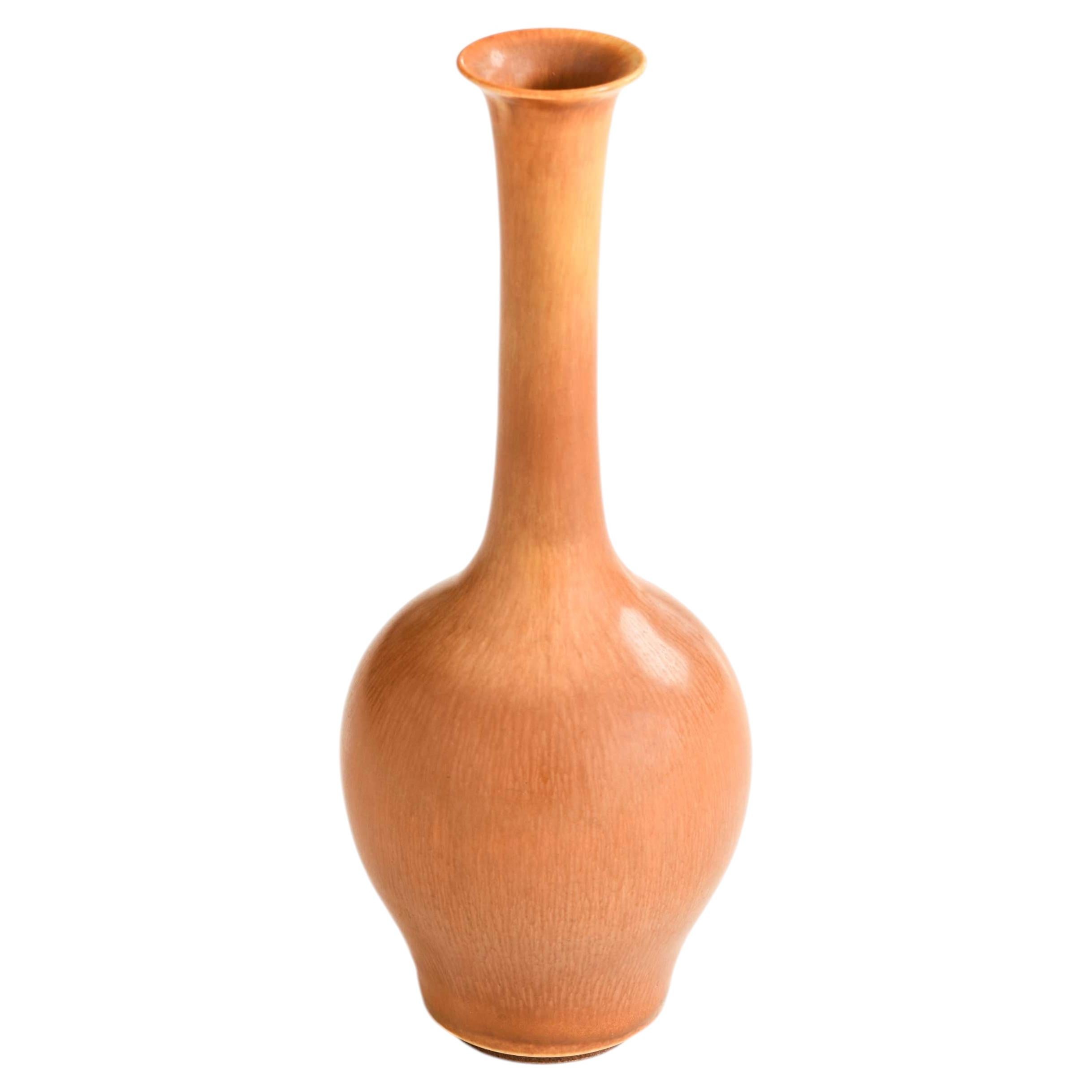 Scandinavian Modern Vase in Ceramic by Berndt Friberg, 1953