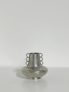 Vaso moderno scandinavo in peltro, ADS 1930-40 anni circa